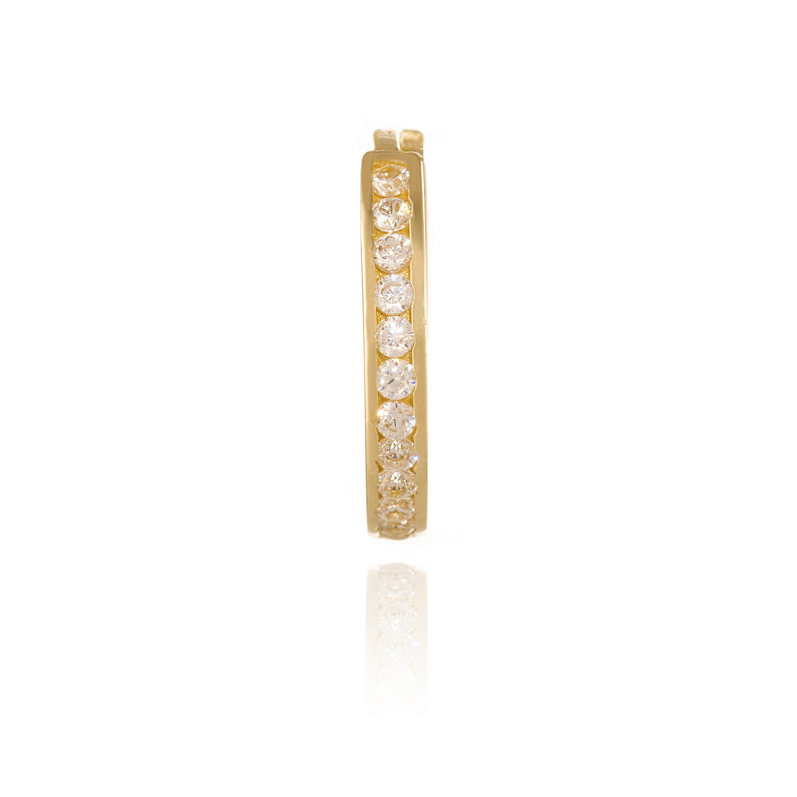 Gold earrings