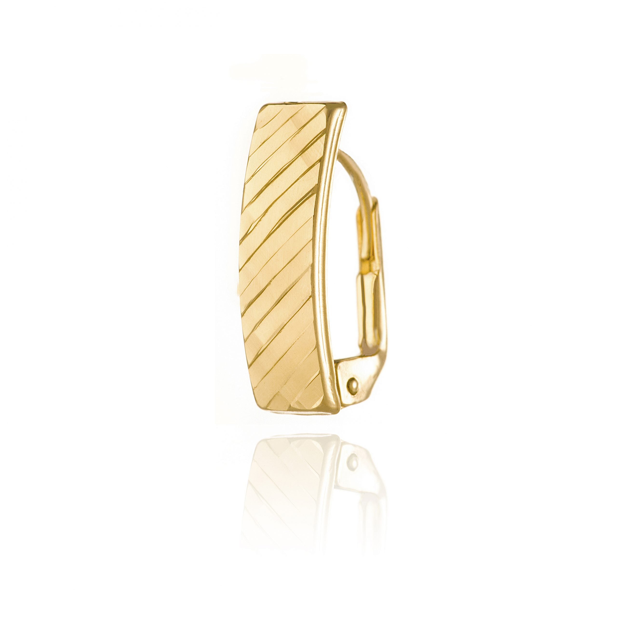Gold earrings