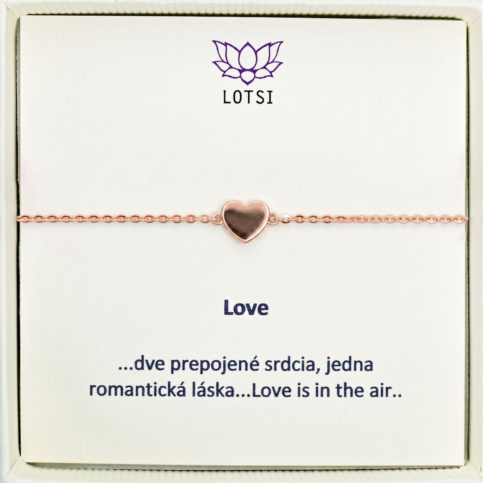 Silver bracelet Love
