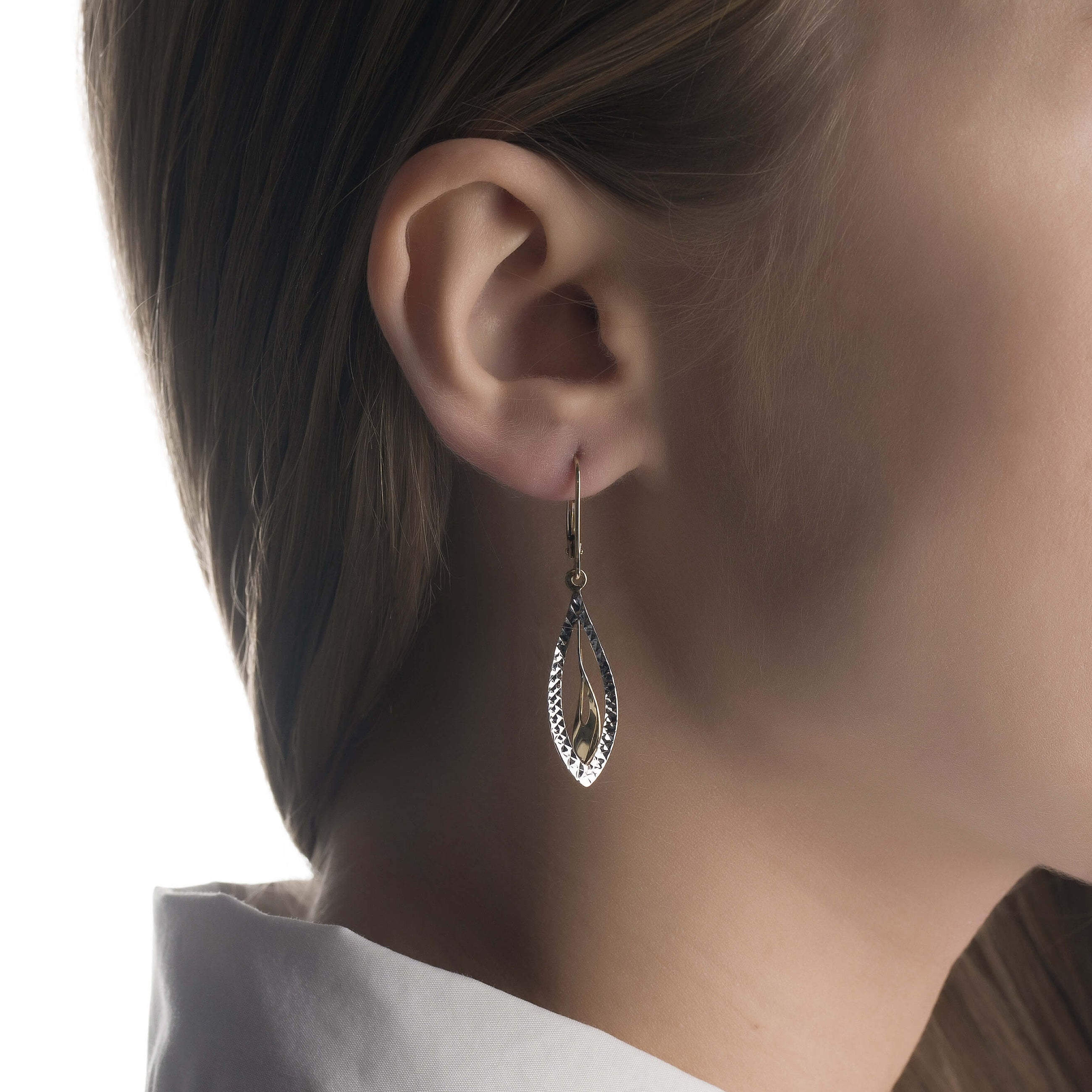 Gold earrings
