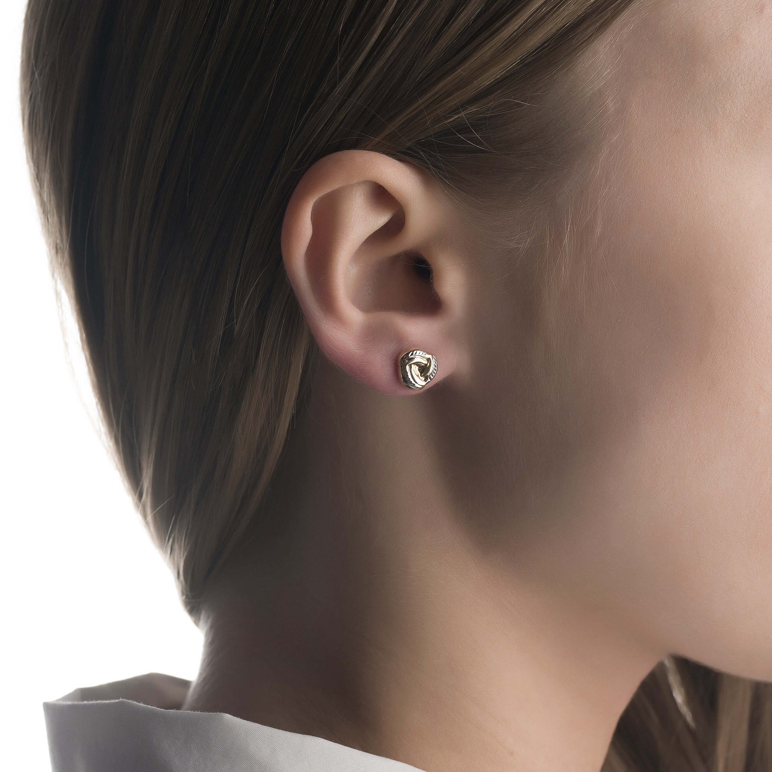 Gold earrings