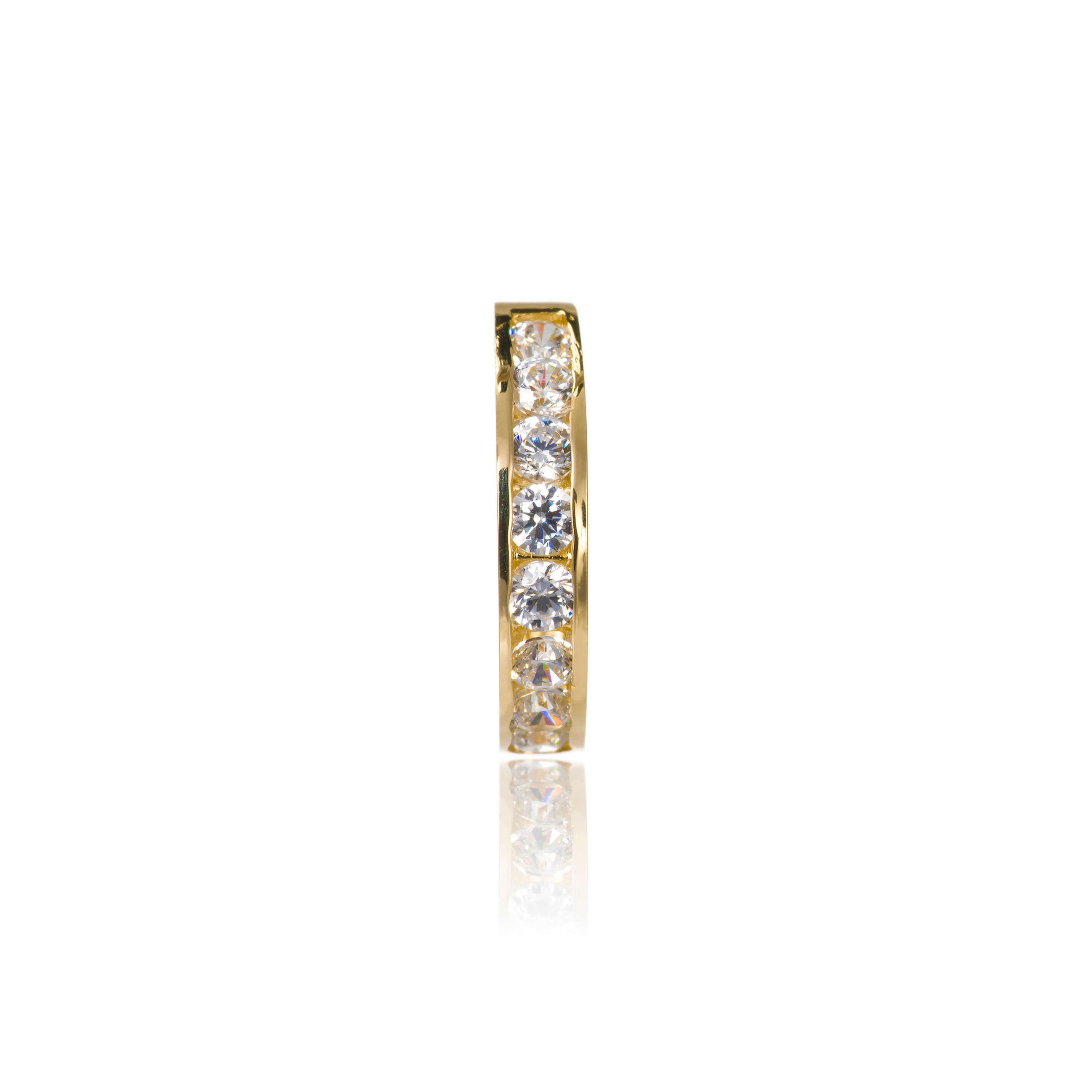 Gold hoop earrings