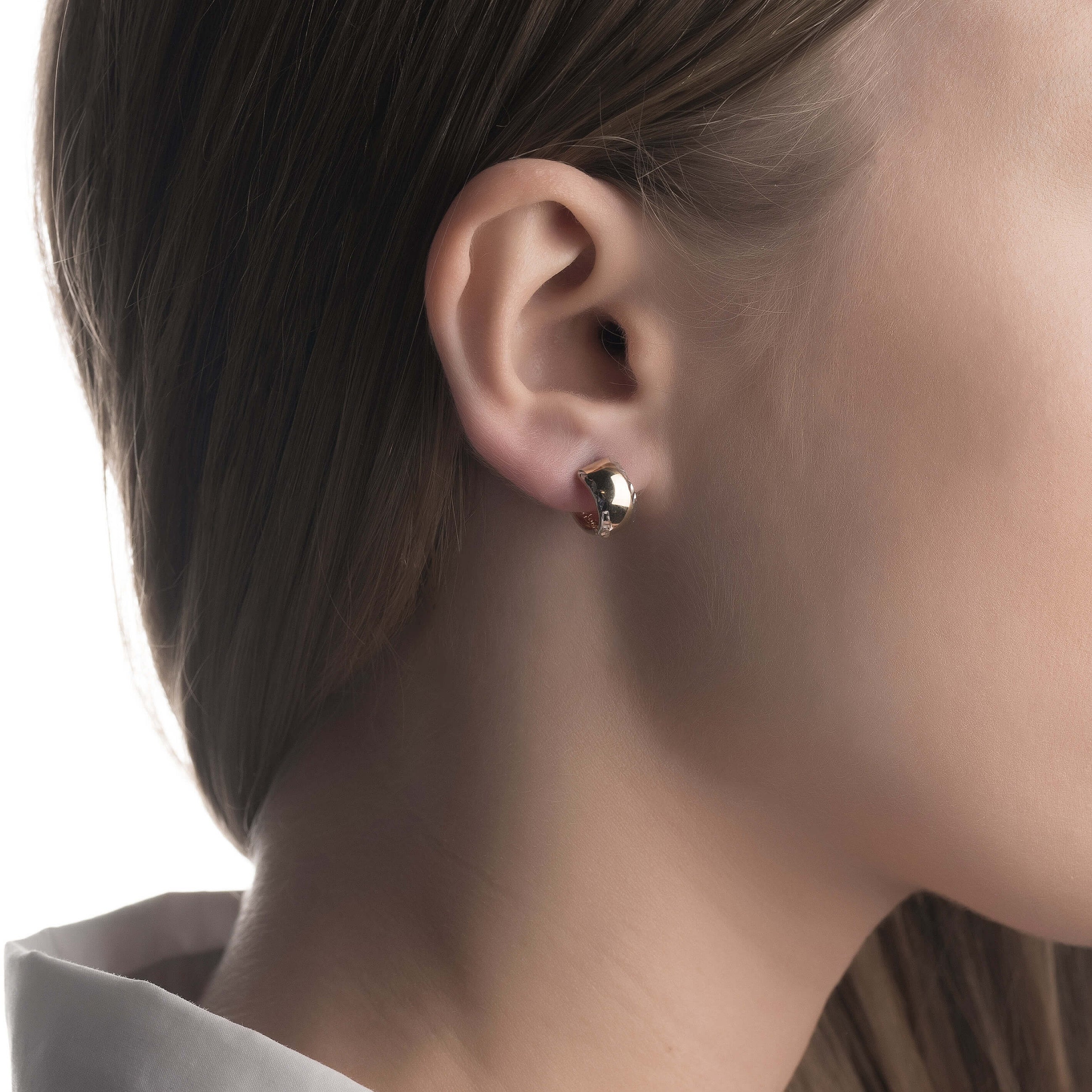 Gold earrings