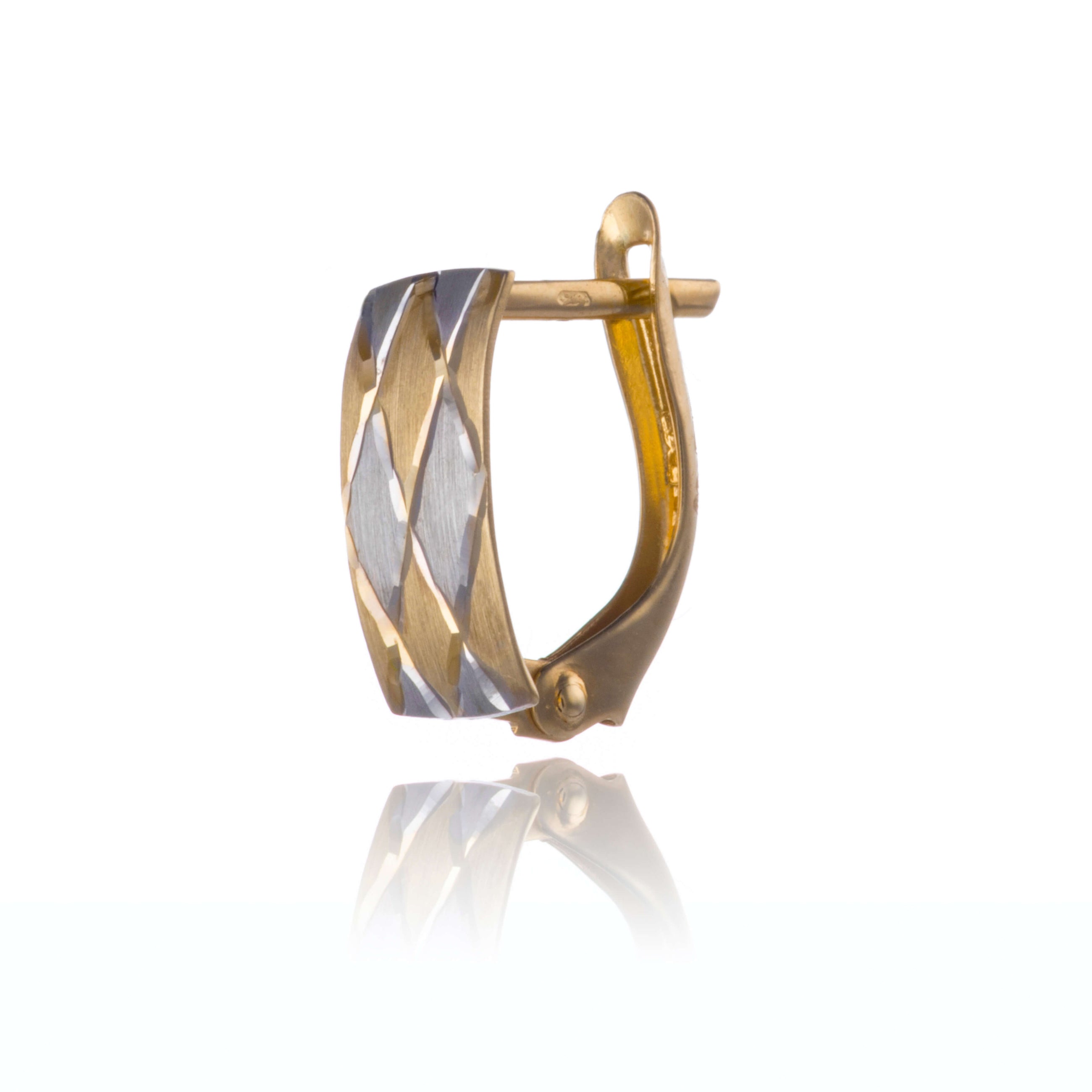 Gold earrings