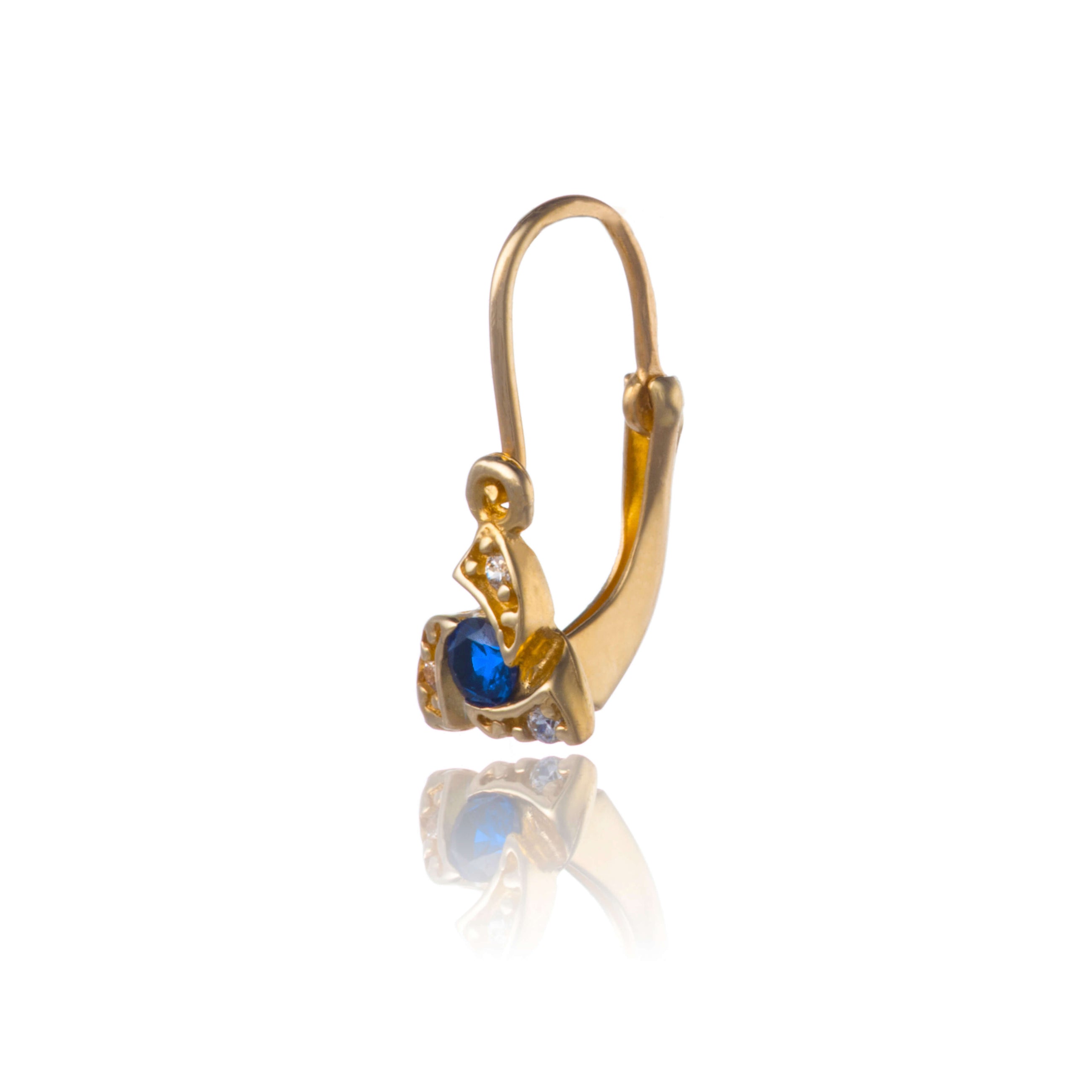 Gold earrings