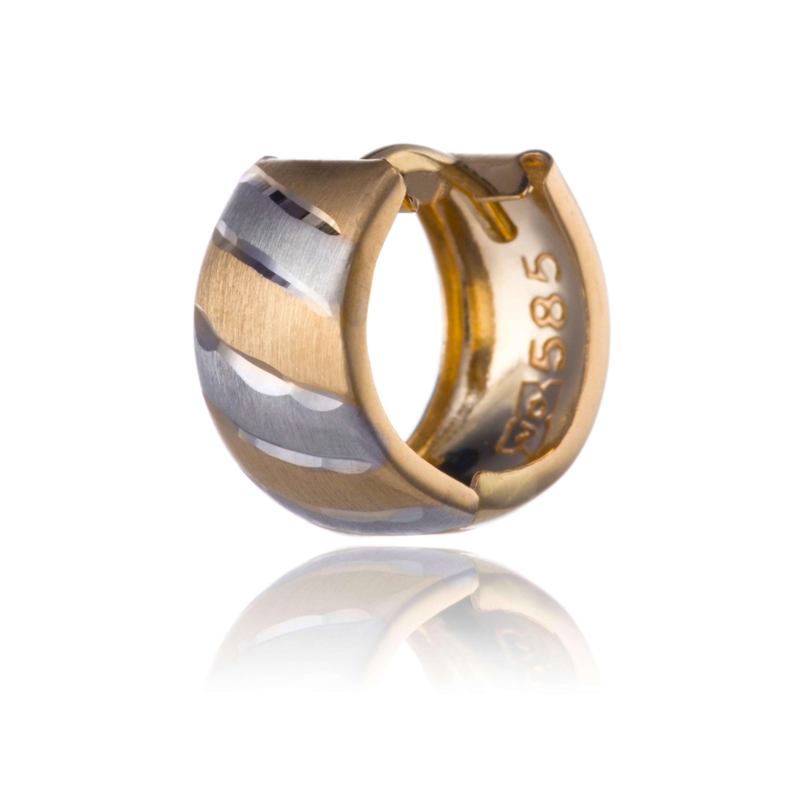 Gold earrings
