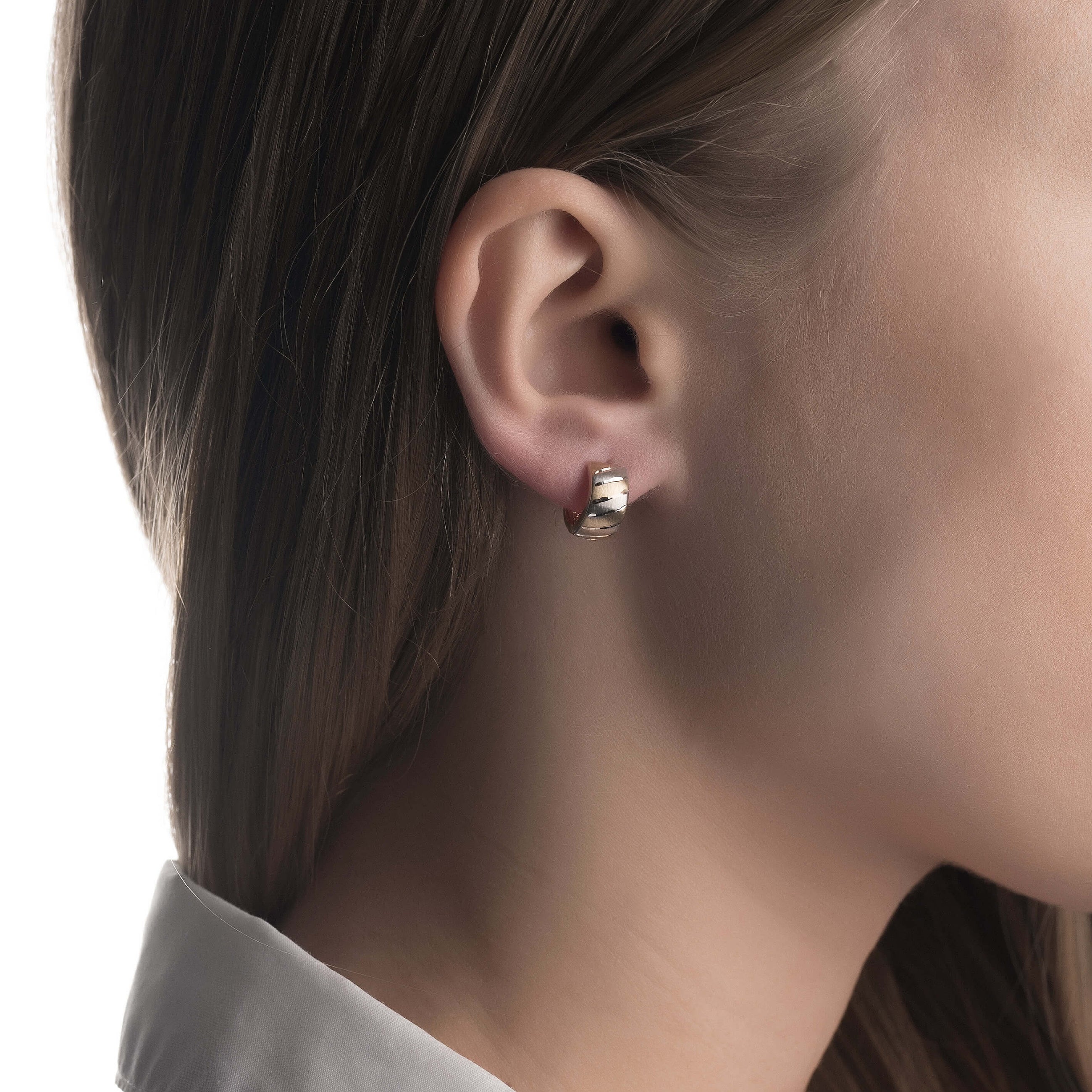 Gold earrings