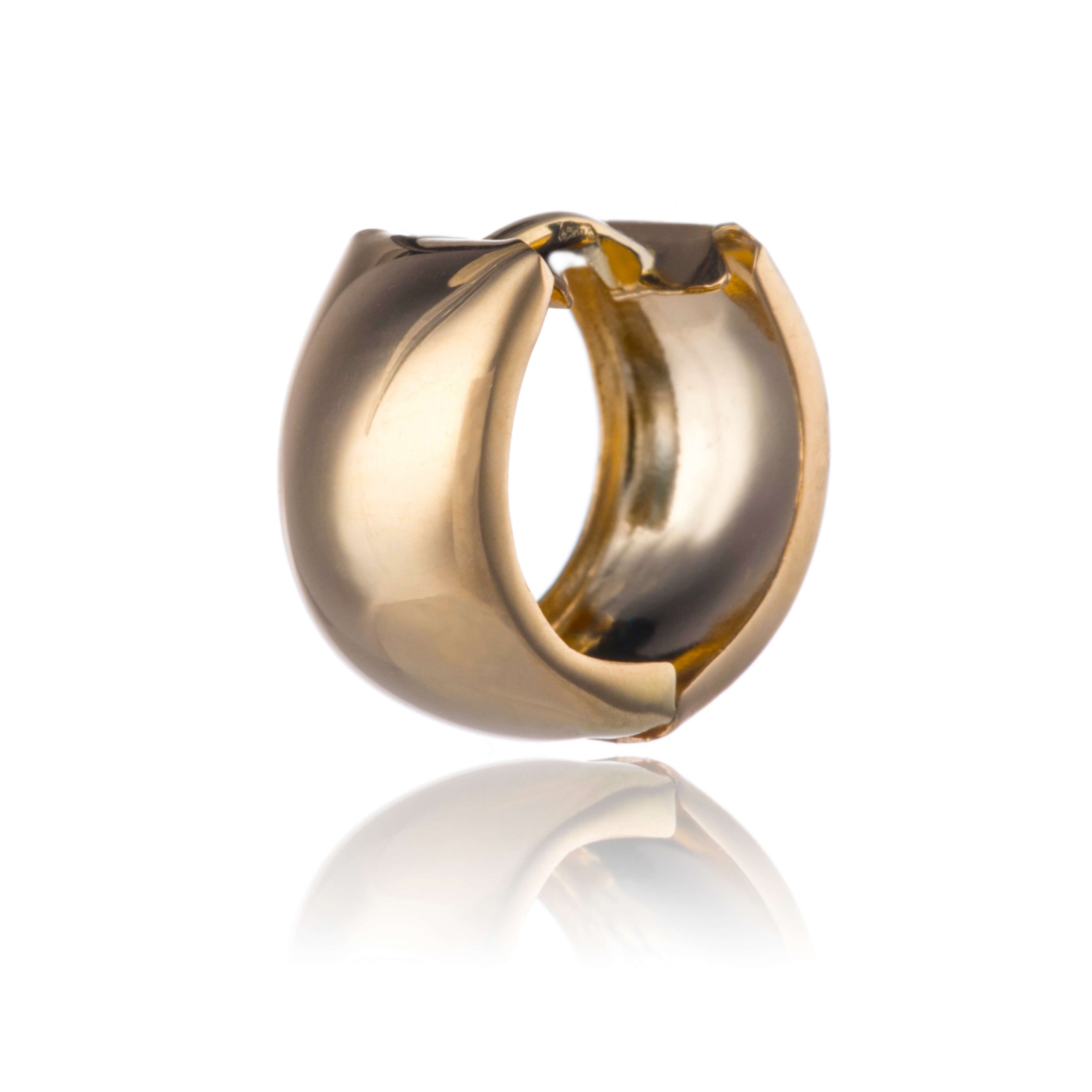 Gold earrings