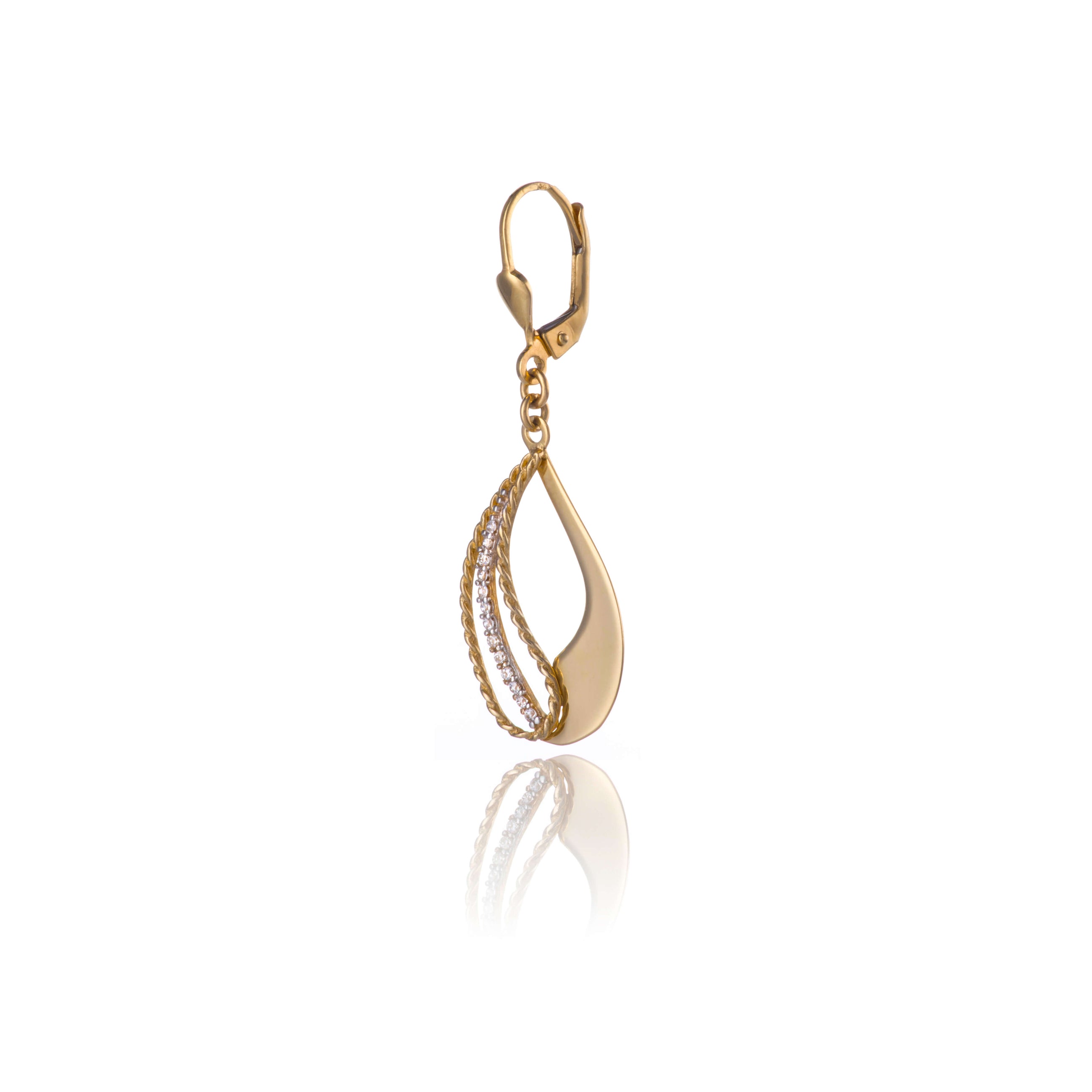 Gold earrings