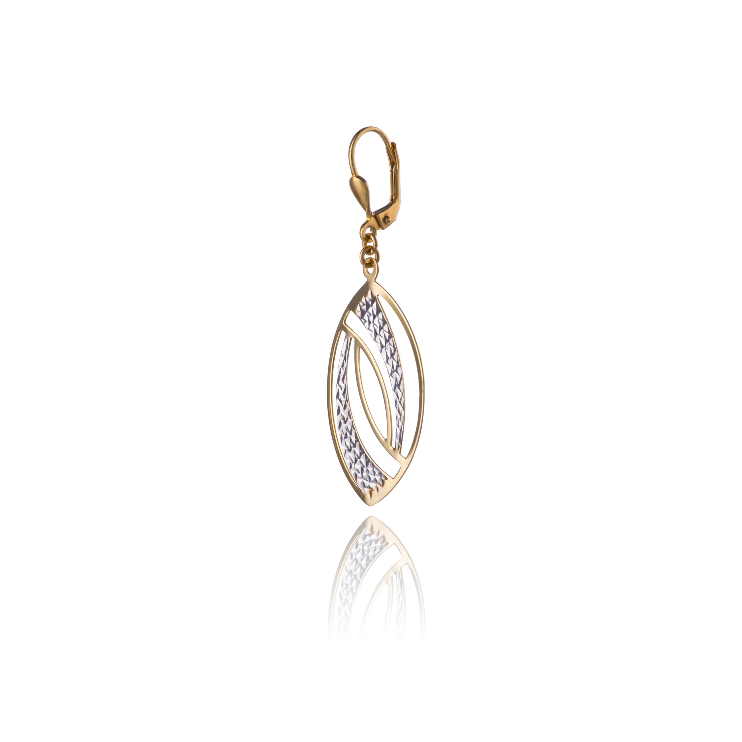 Gold earrings