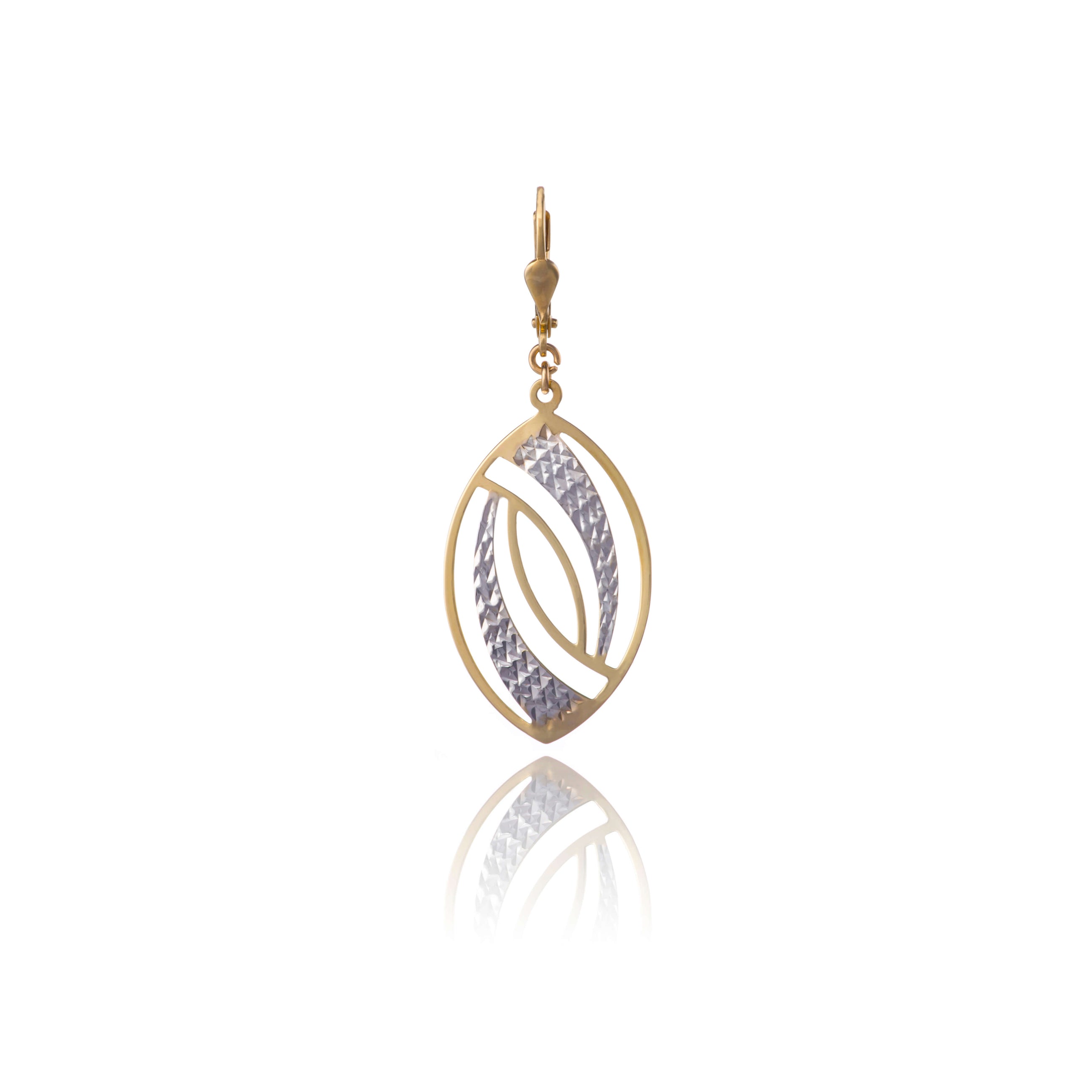 Gold earrings