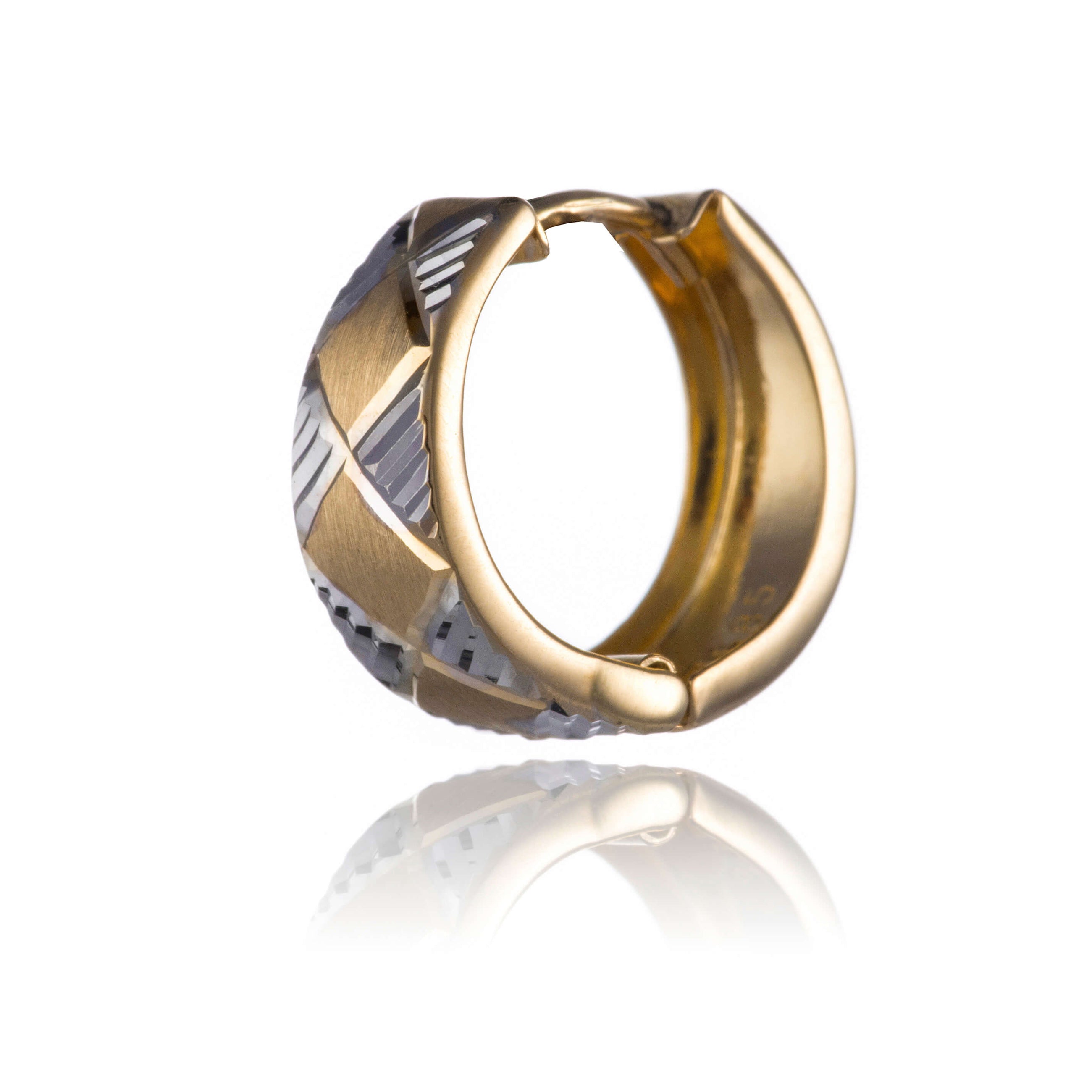 Gold earrings