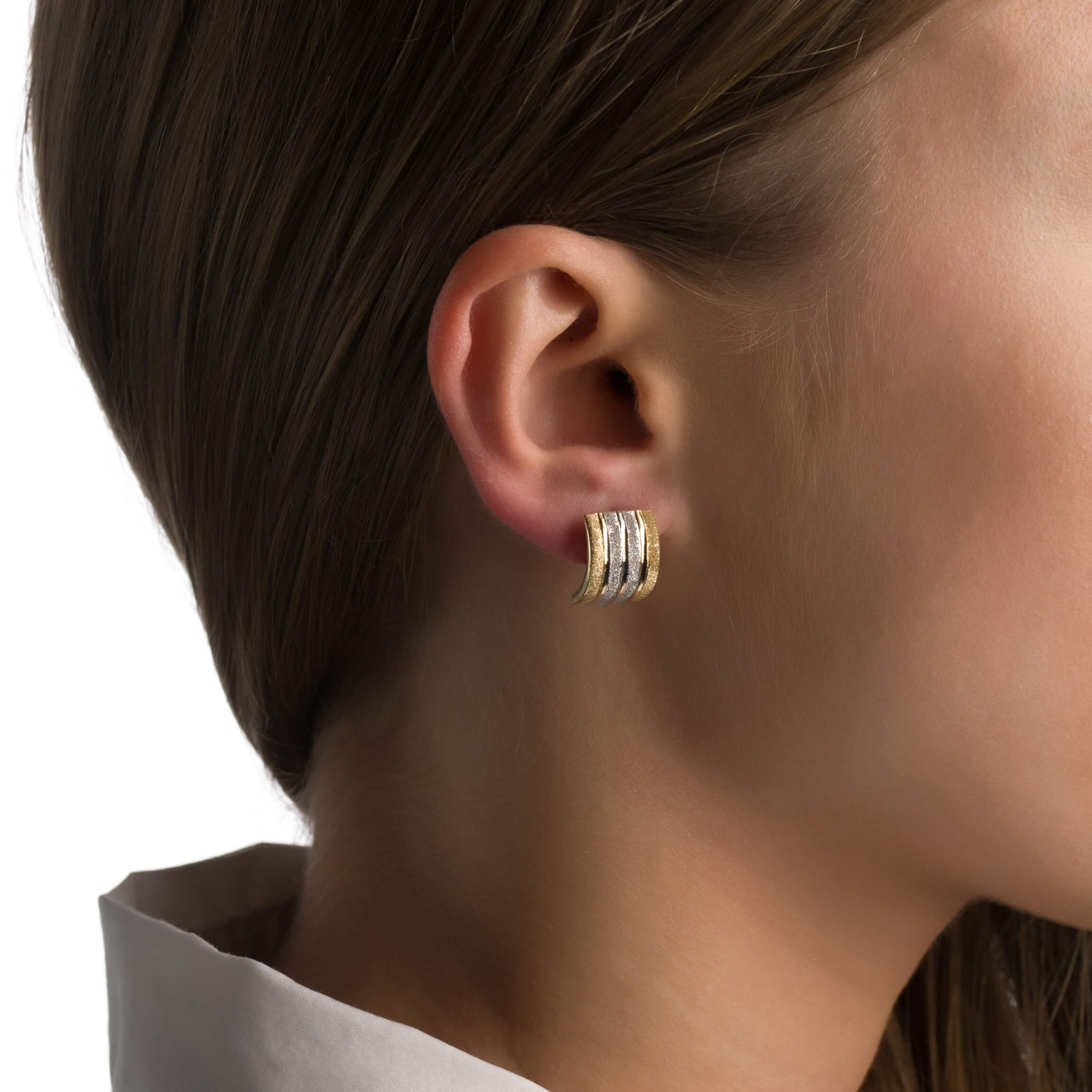 Gold earrings