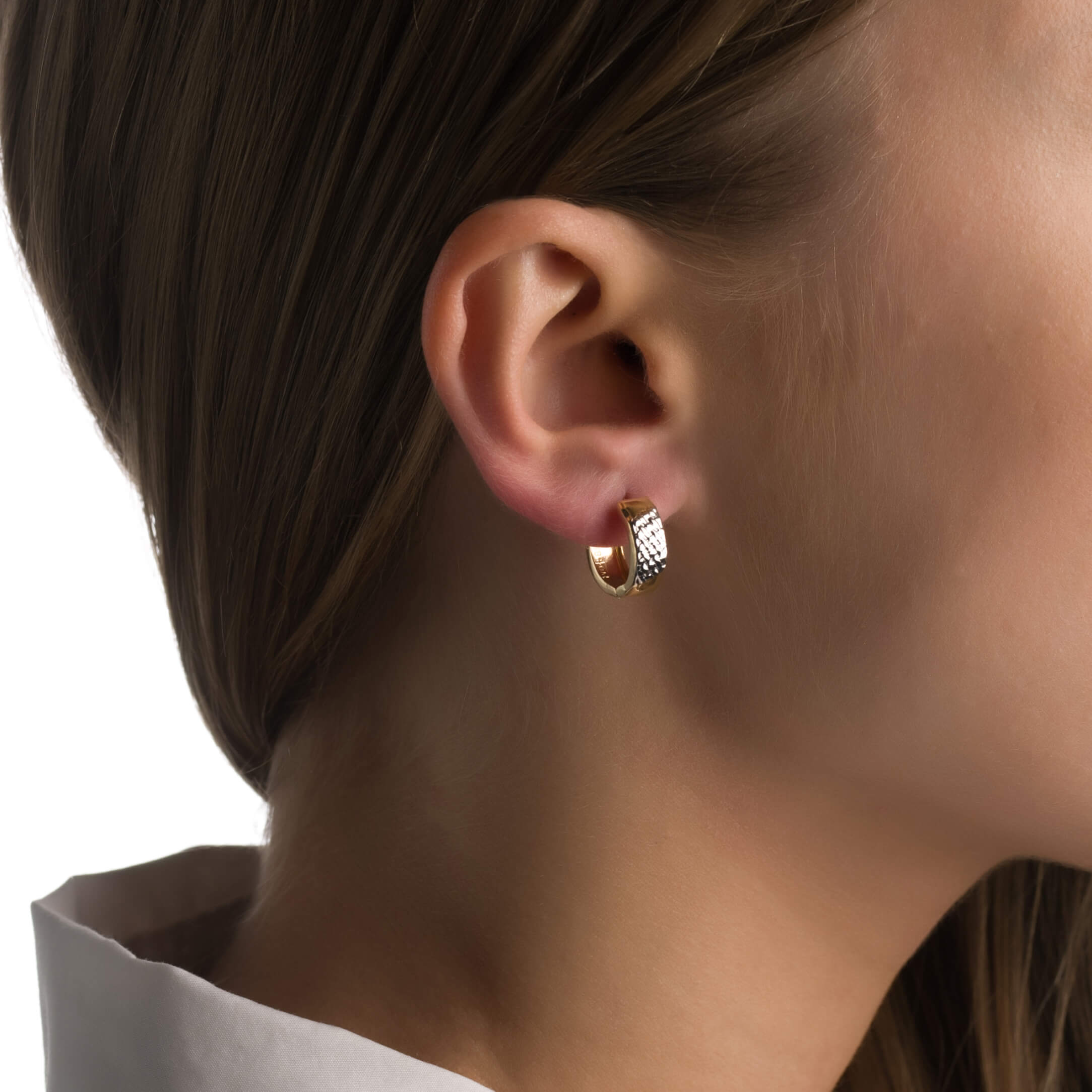 Gold earrings