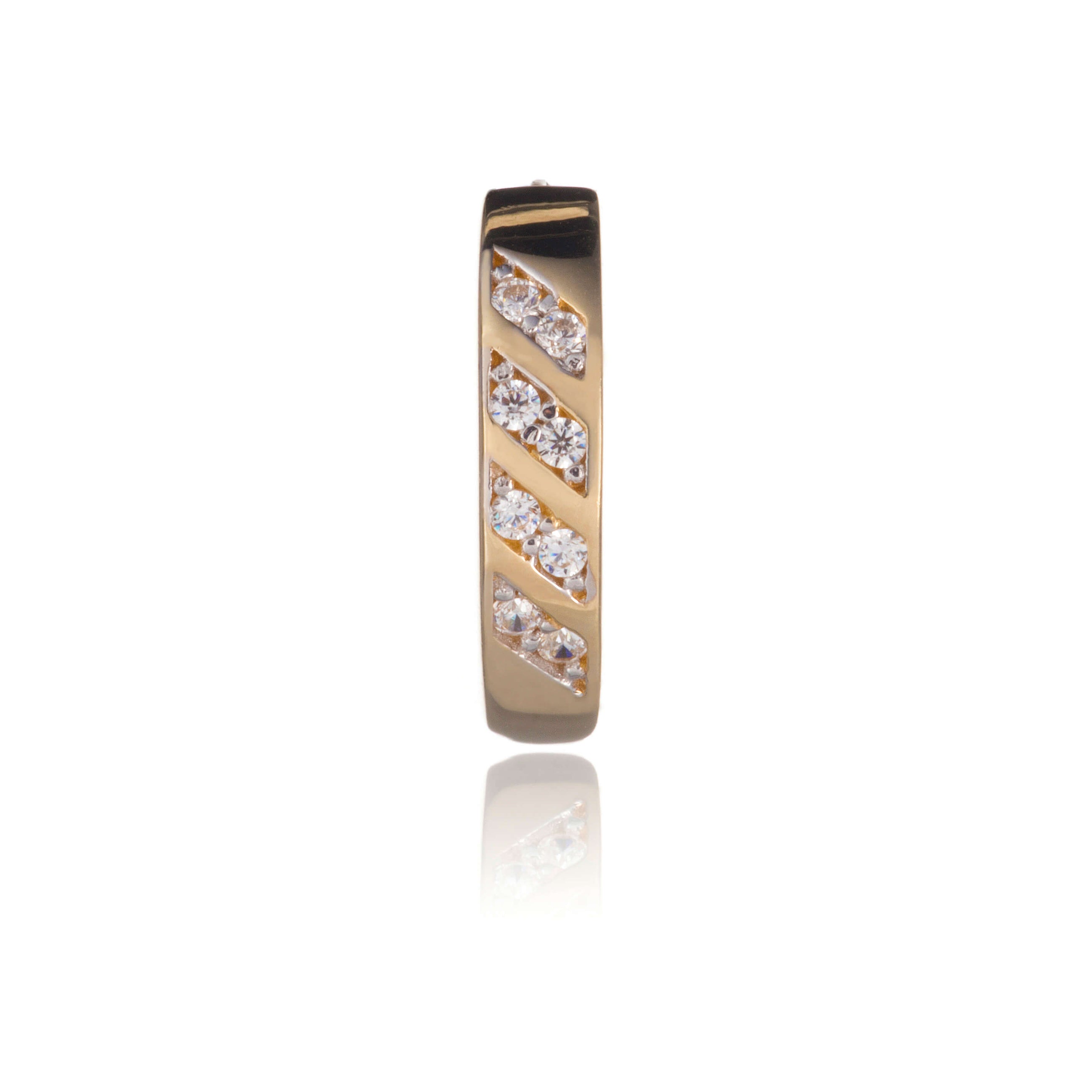 Gold earrings