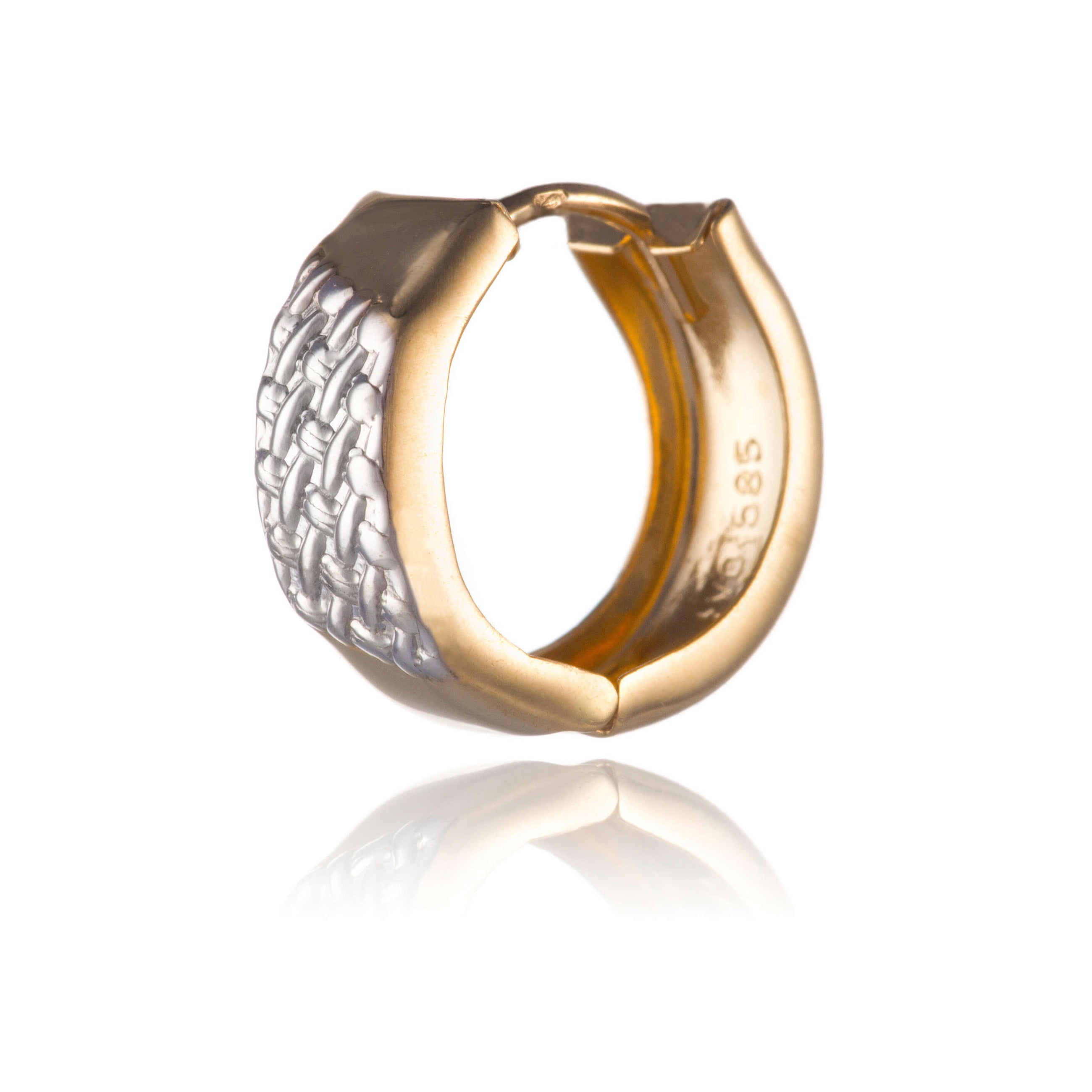 Gold earrings