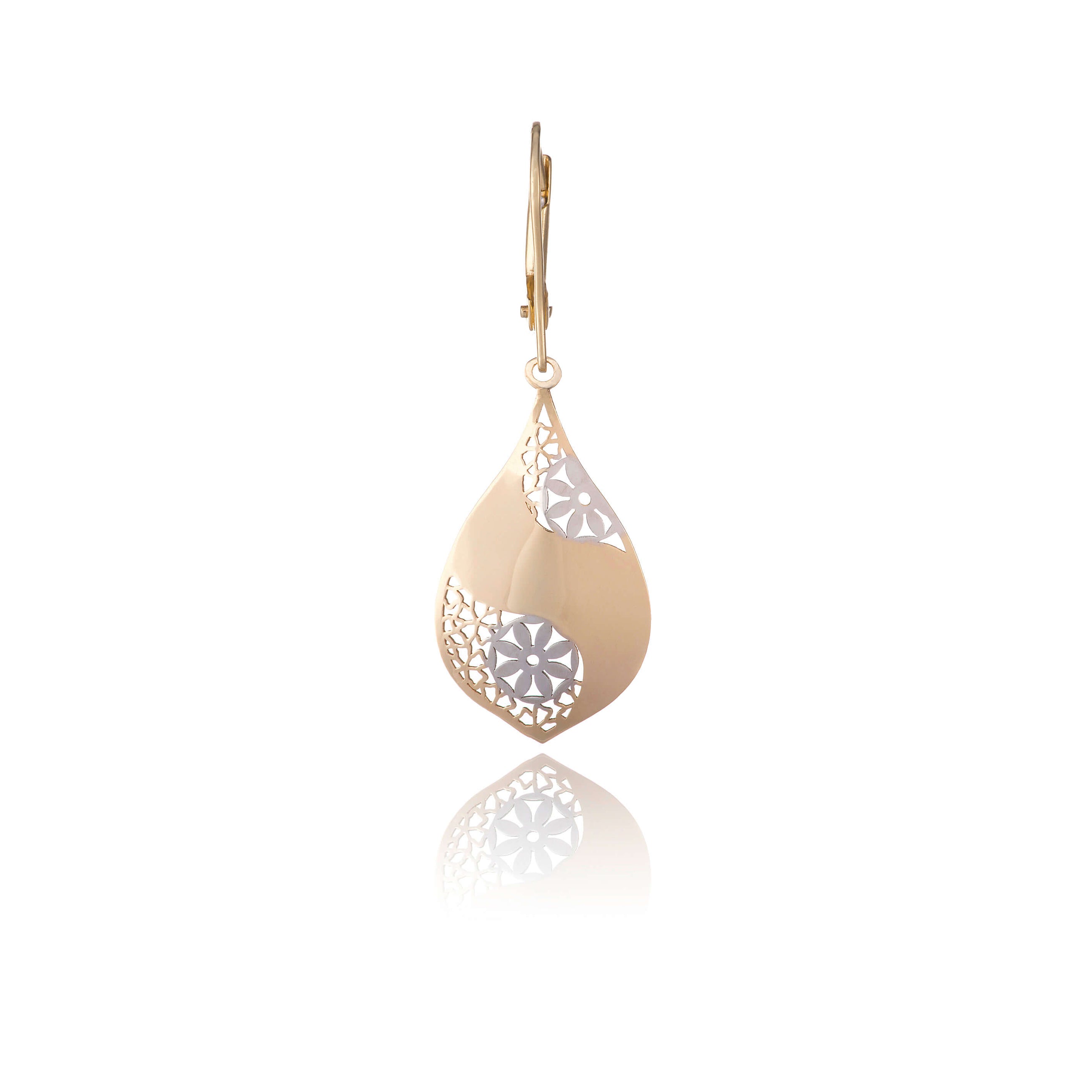 Gold earrings
