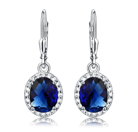 Silver earrings