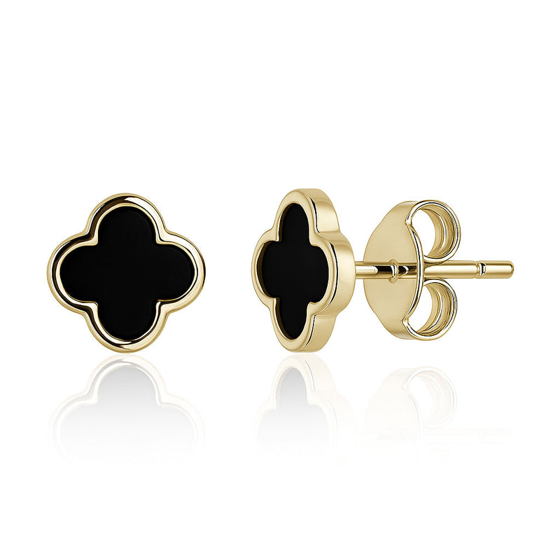 Gold earrings