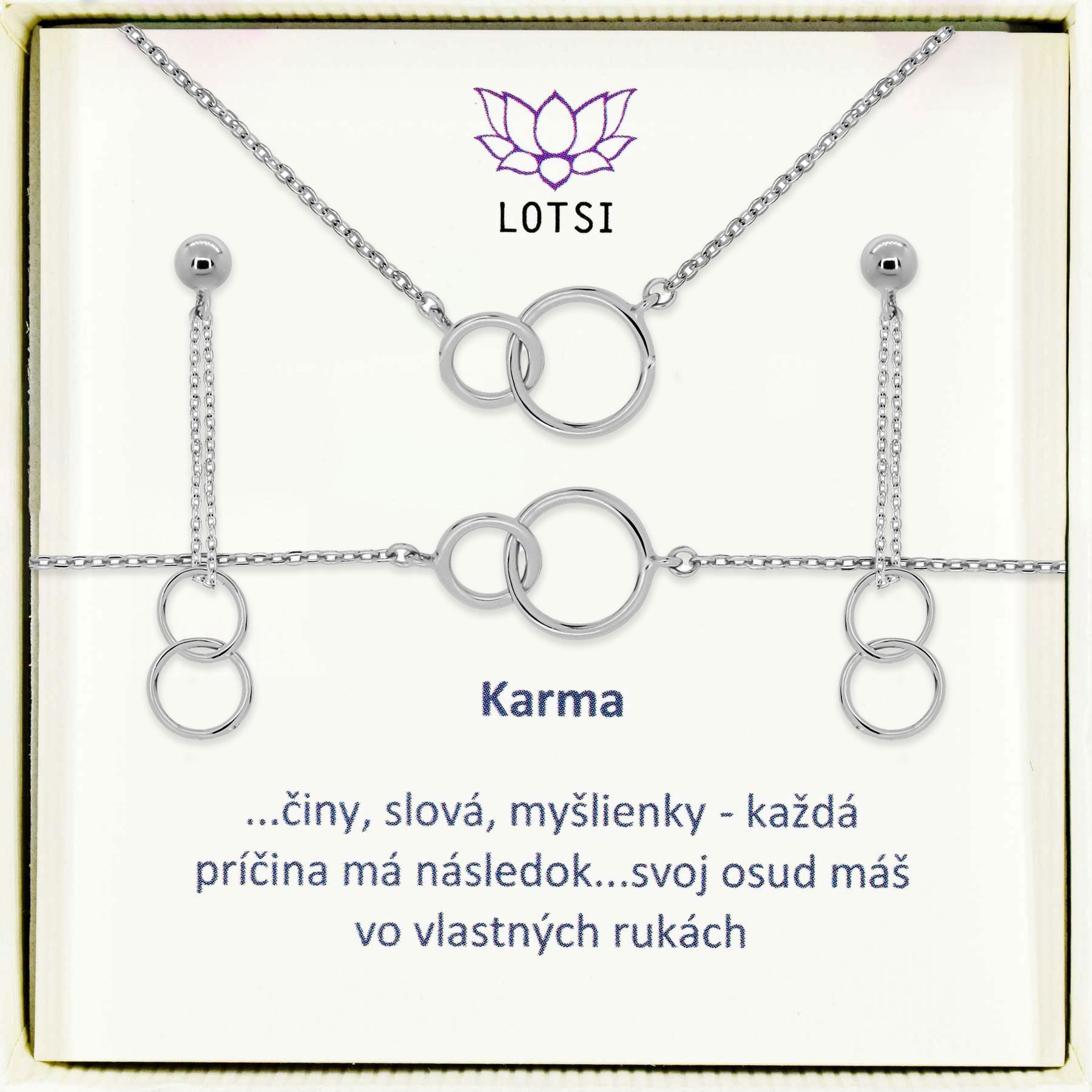 Karma silver set