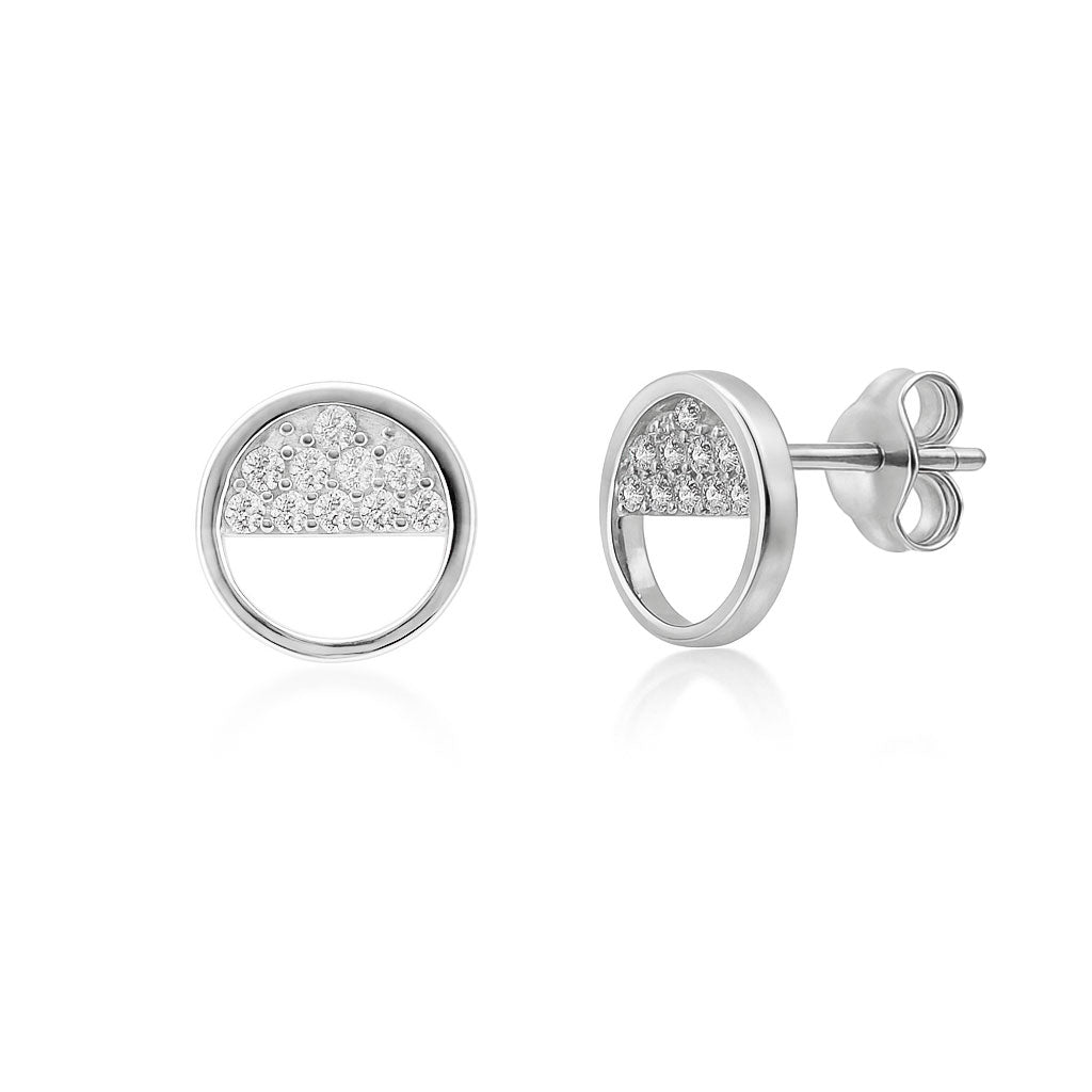 Silver earrings