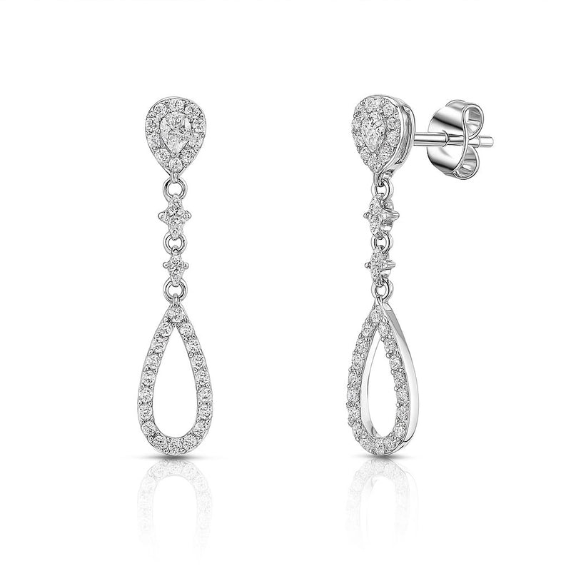 Silver earrings