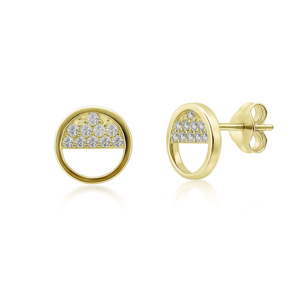 Silver earrings
