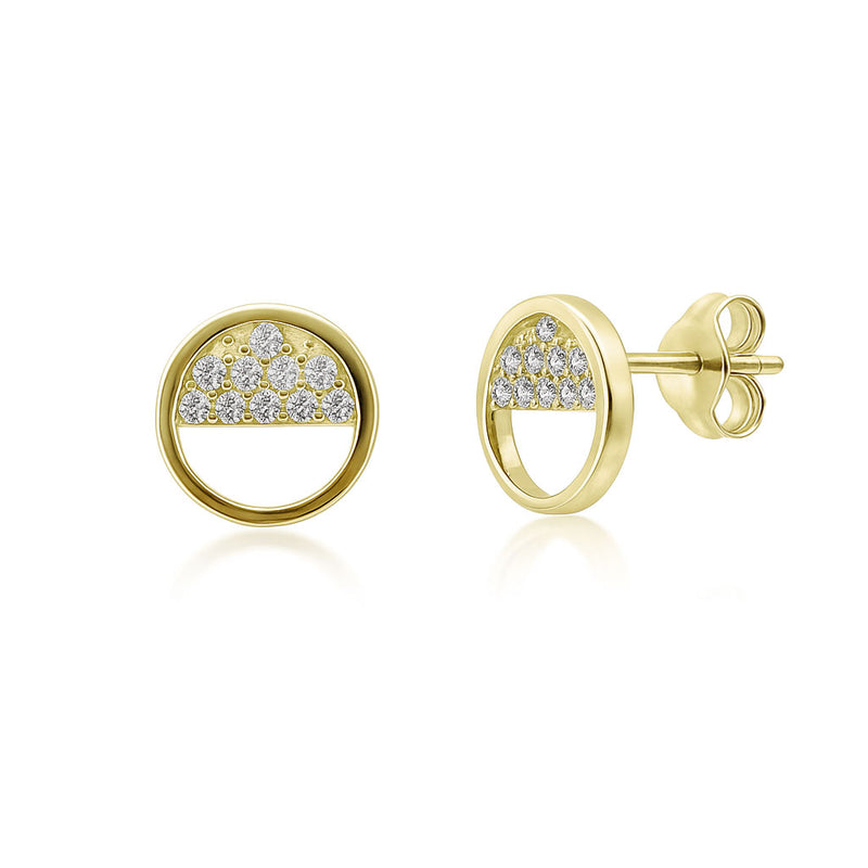 Silver earrings