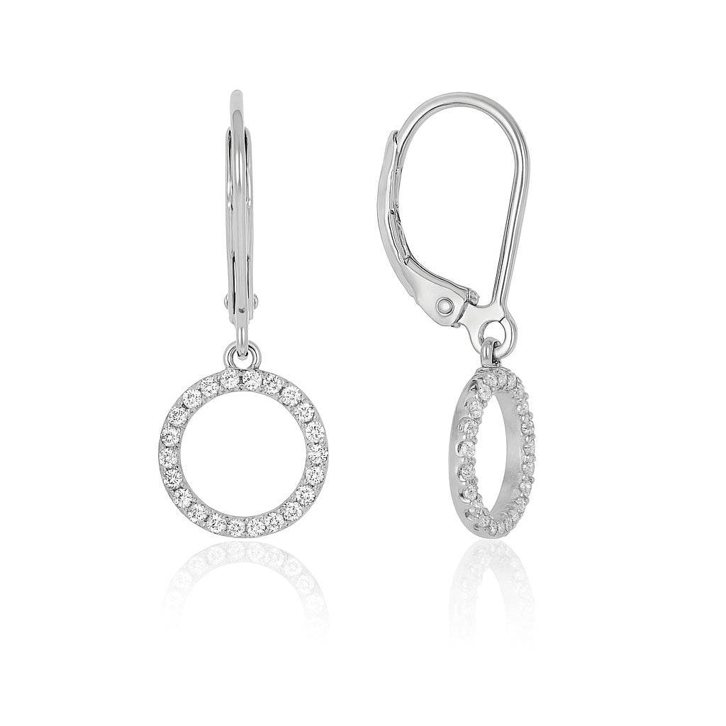 Silver earrings