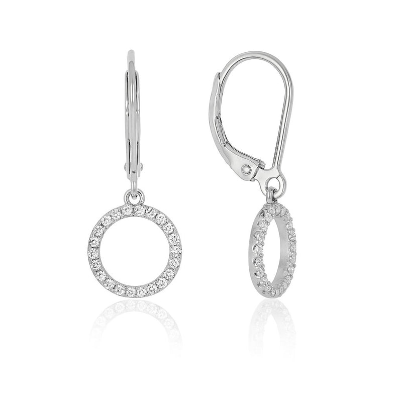 Silver earrings