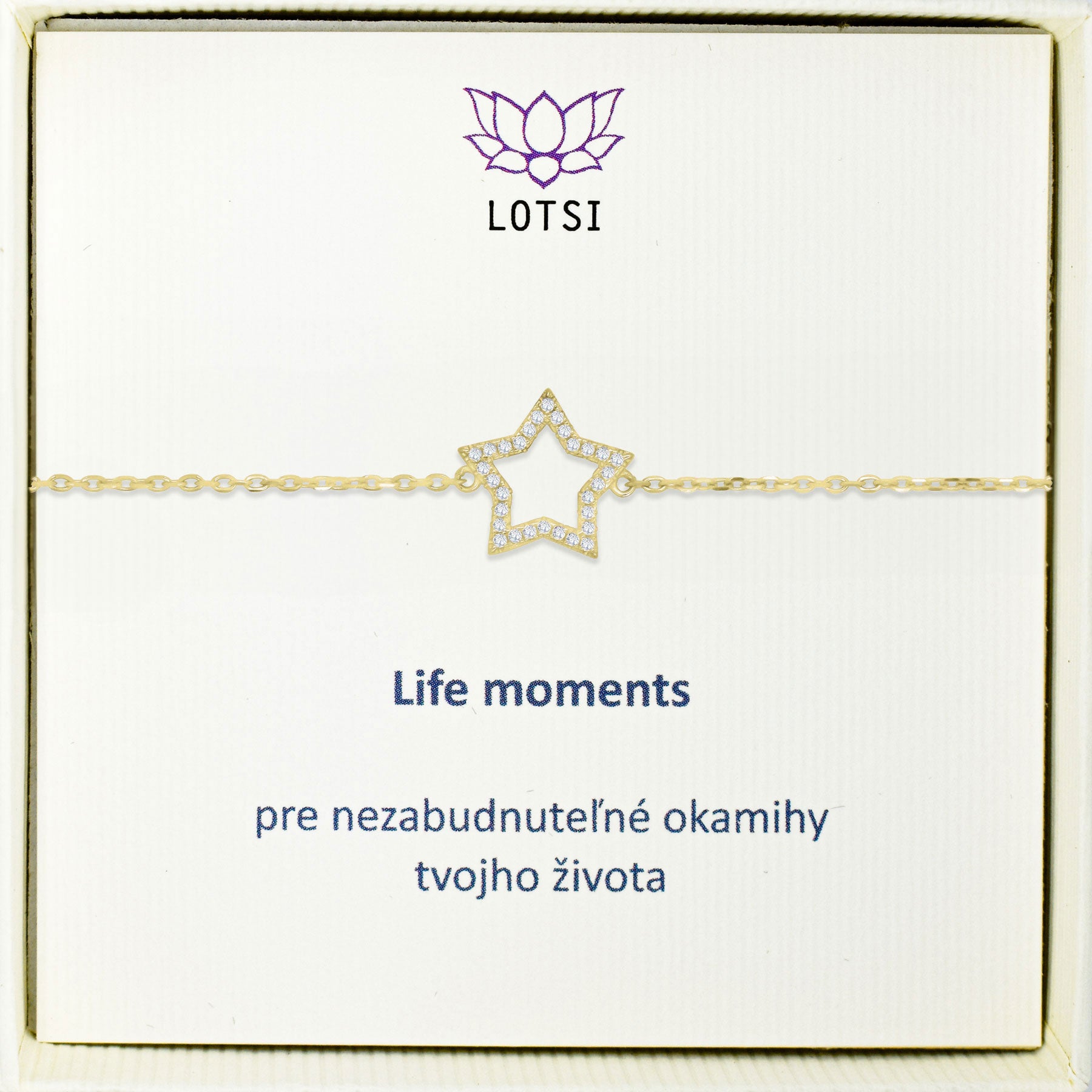 Silver bracelet Life moments