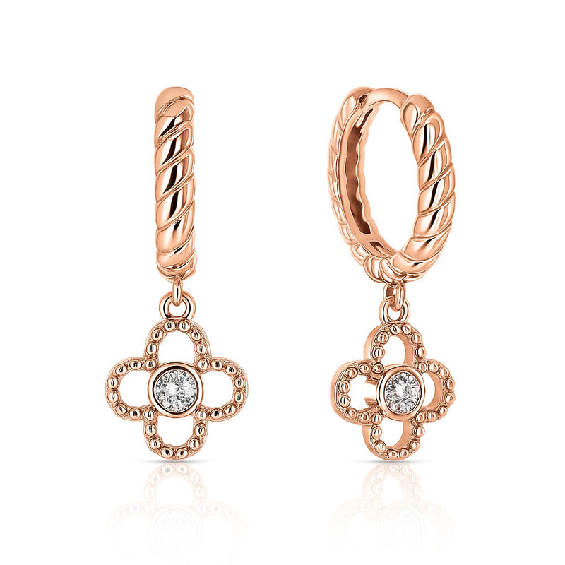 Silver earrings