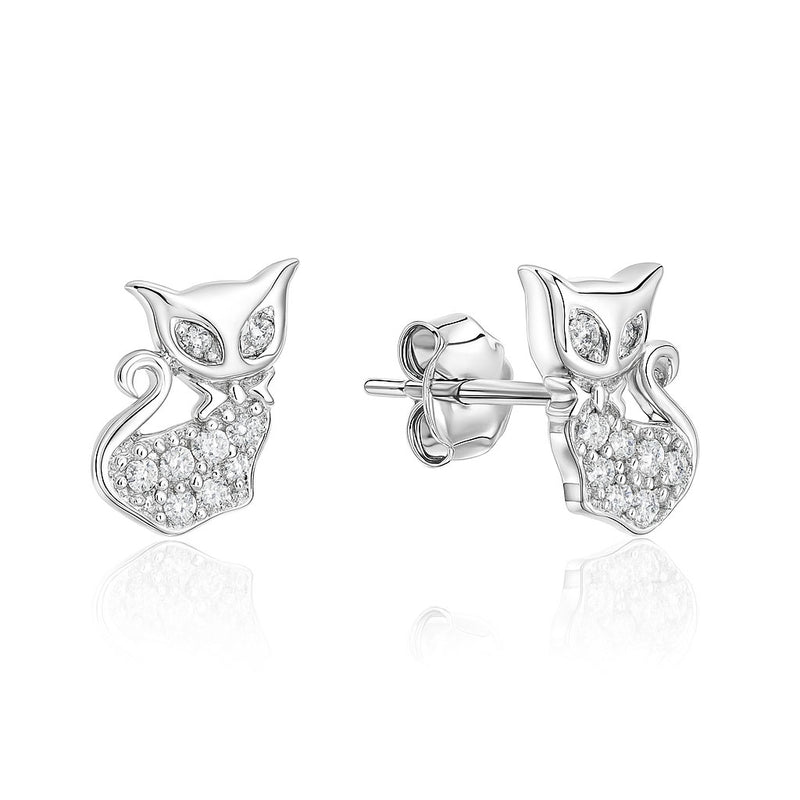Silver earrings