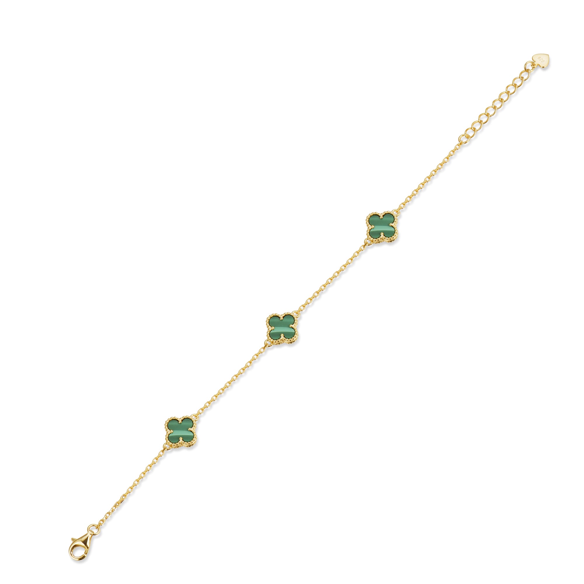 Silberarmband mit Halbedelstein