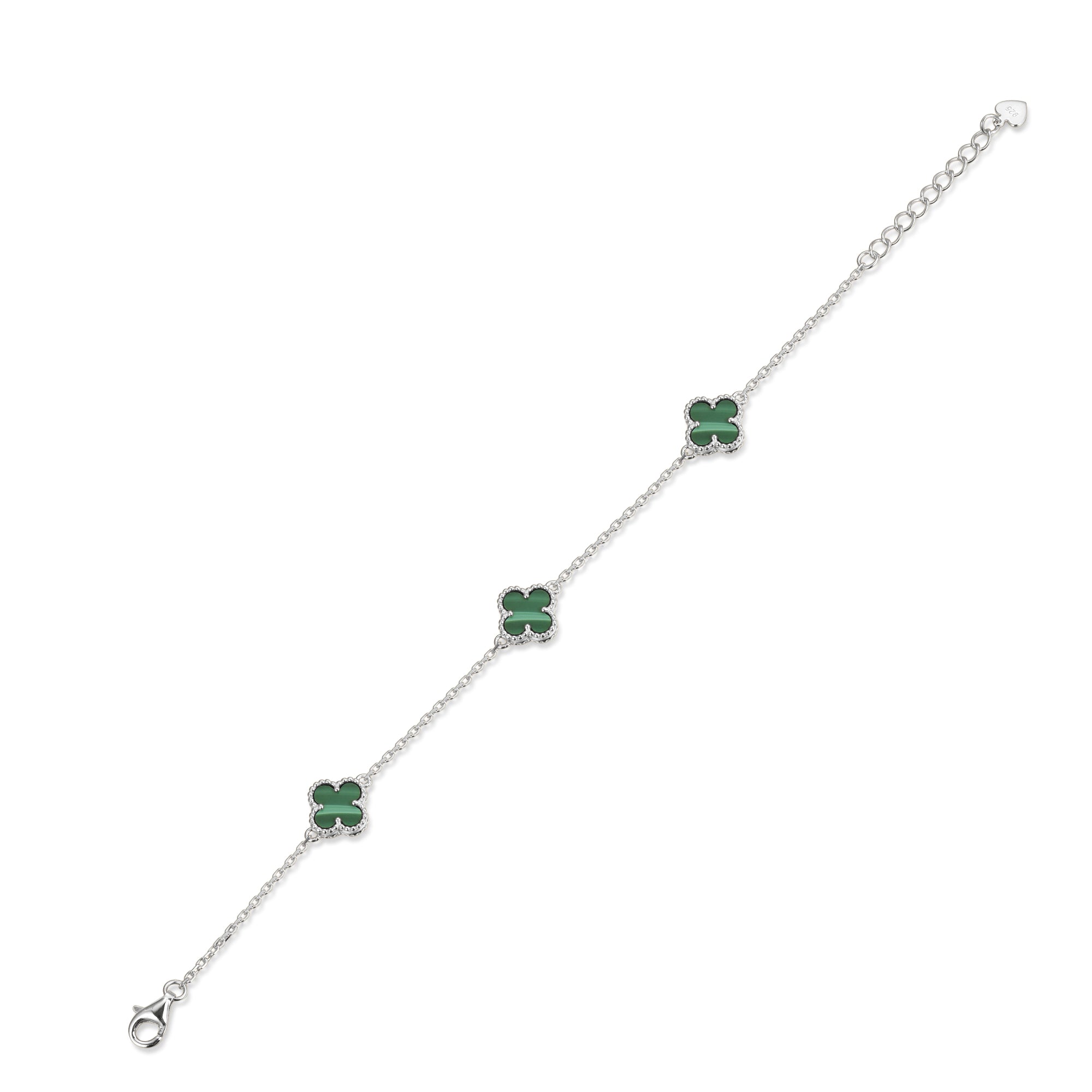 Silberarmband mit Halbedelstein