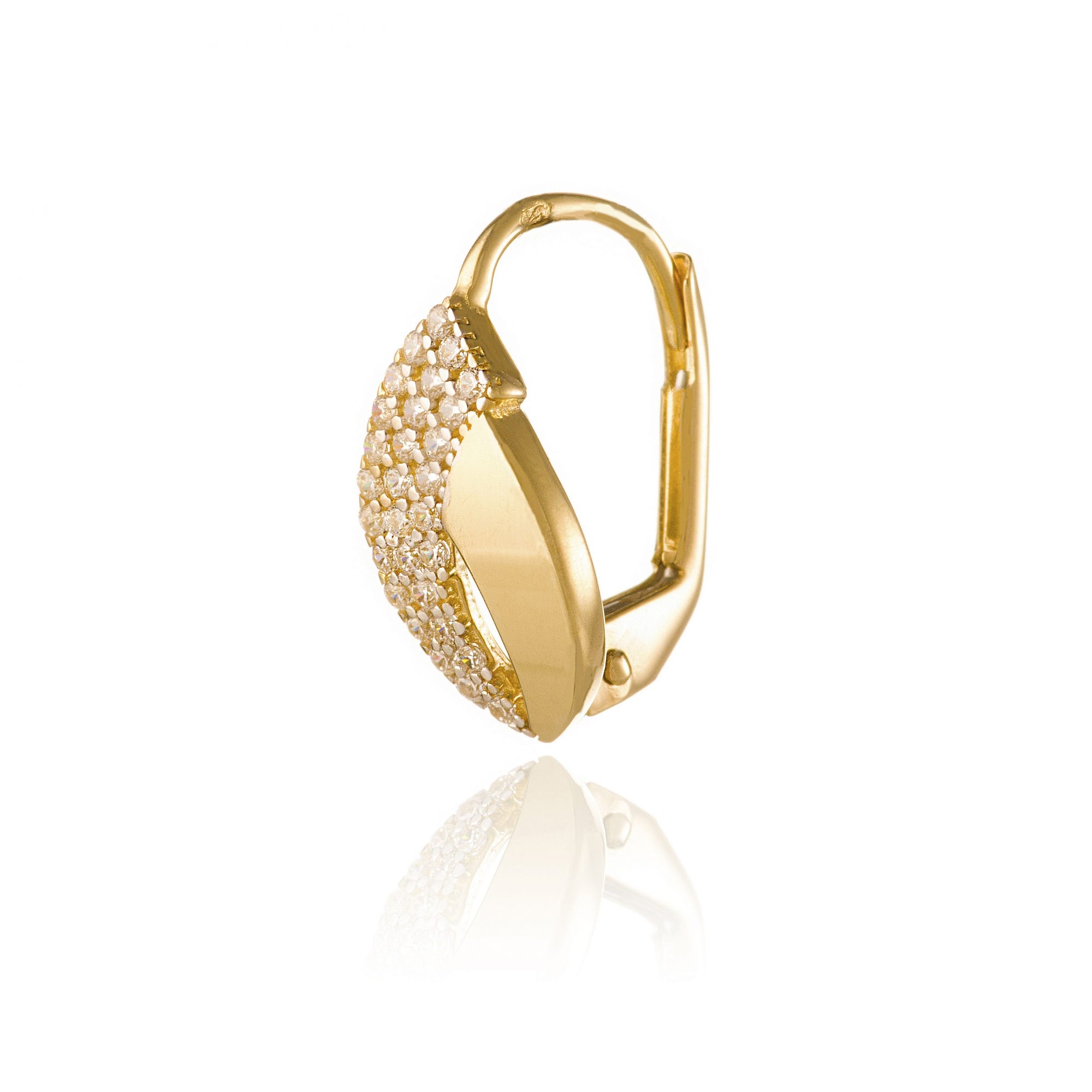 Gold earrings