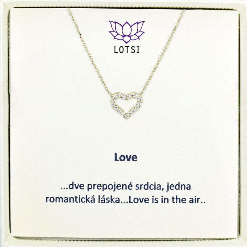 Gold chain Love gold