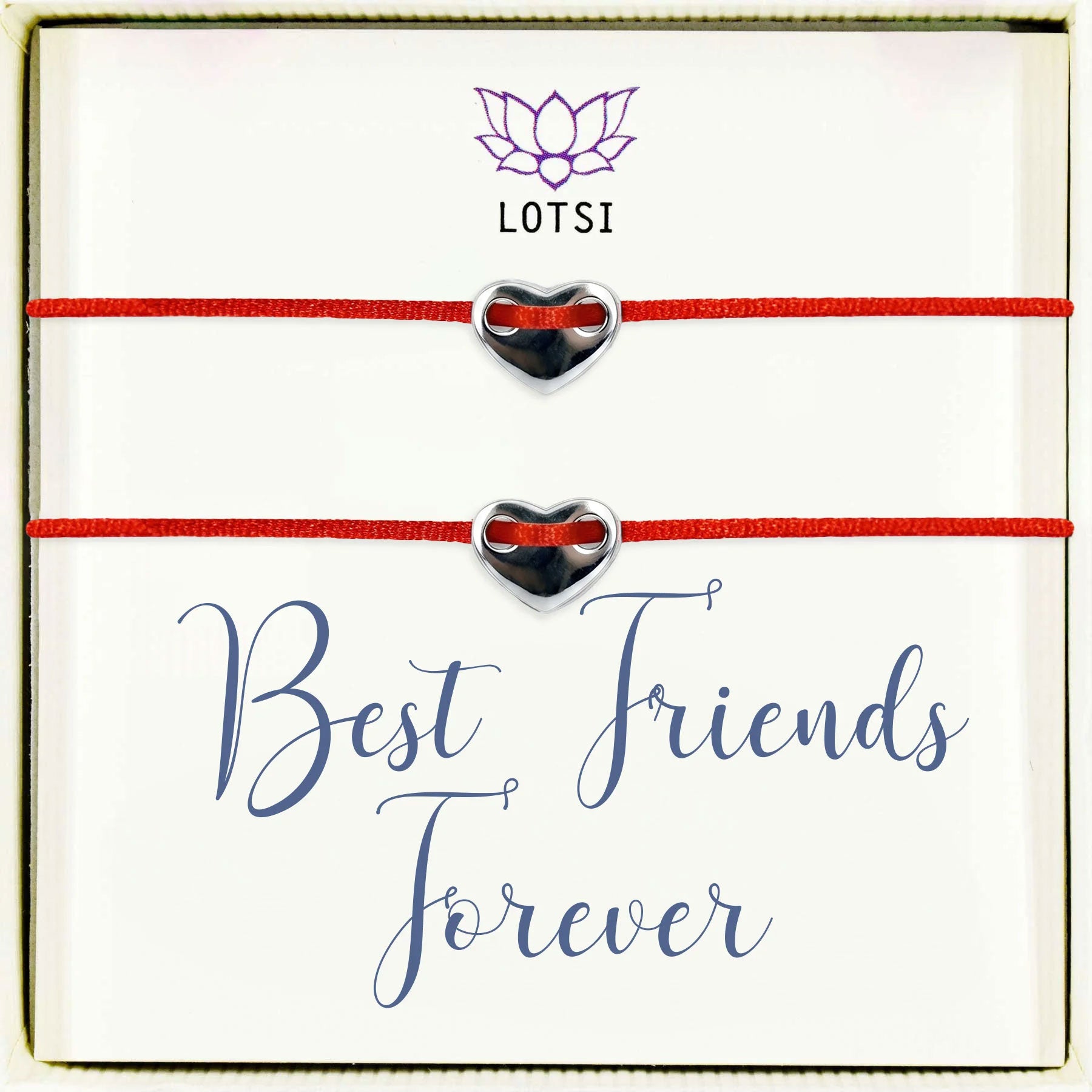 Silver bracelets Best friends forever