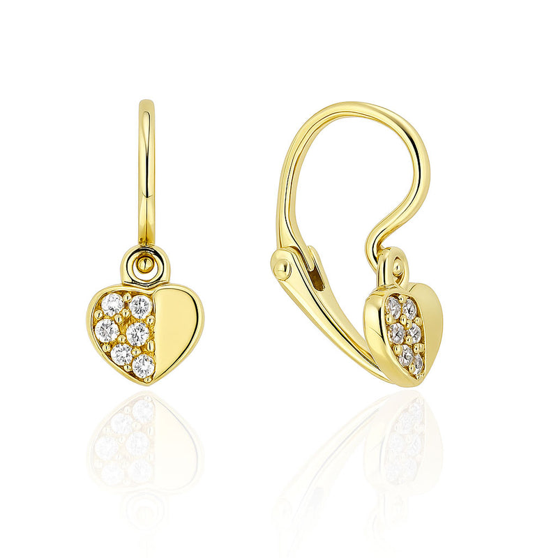 Gold earrings