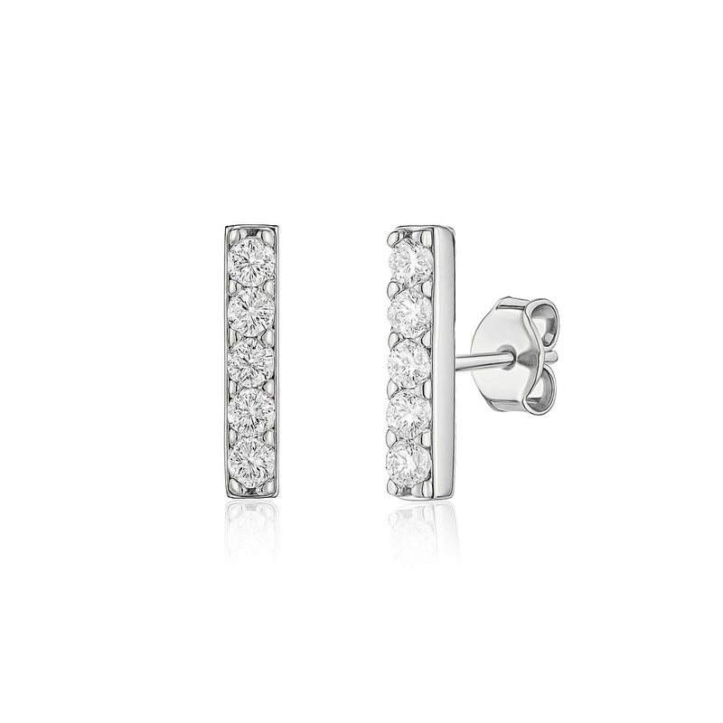 Silver earrings