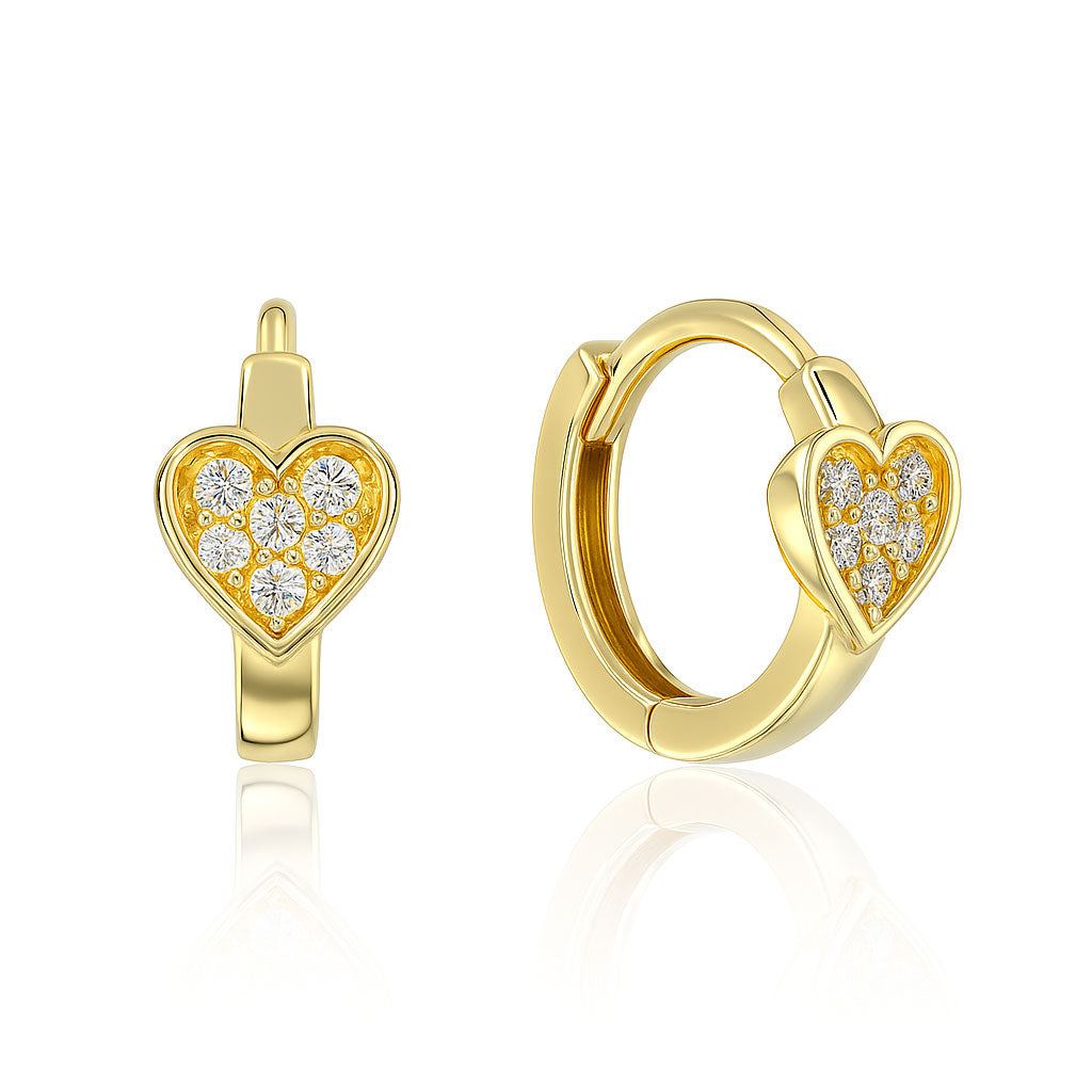 Gold earrings