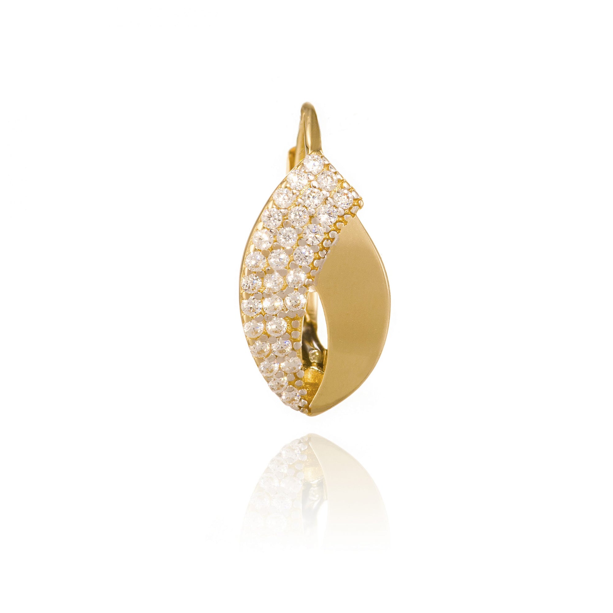 Gold earrings