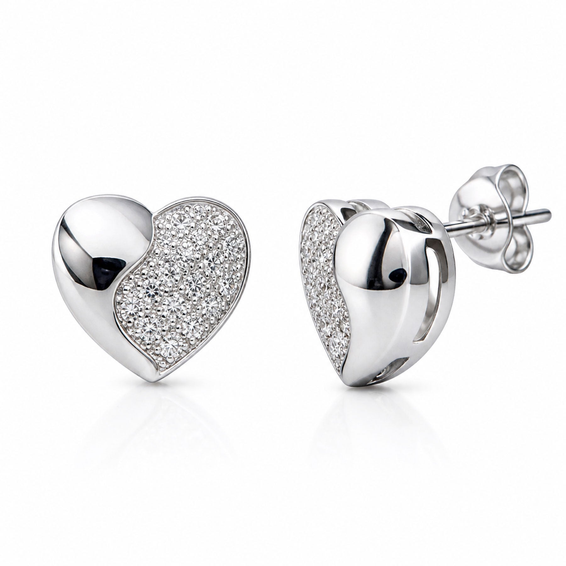 Silver earrings