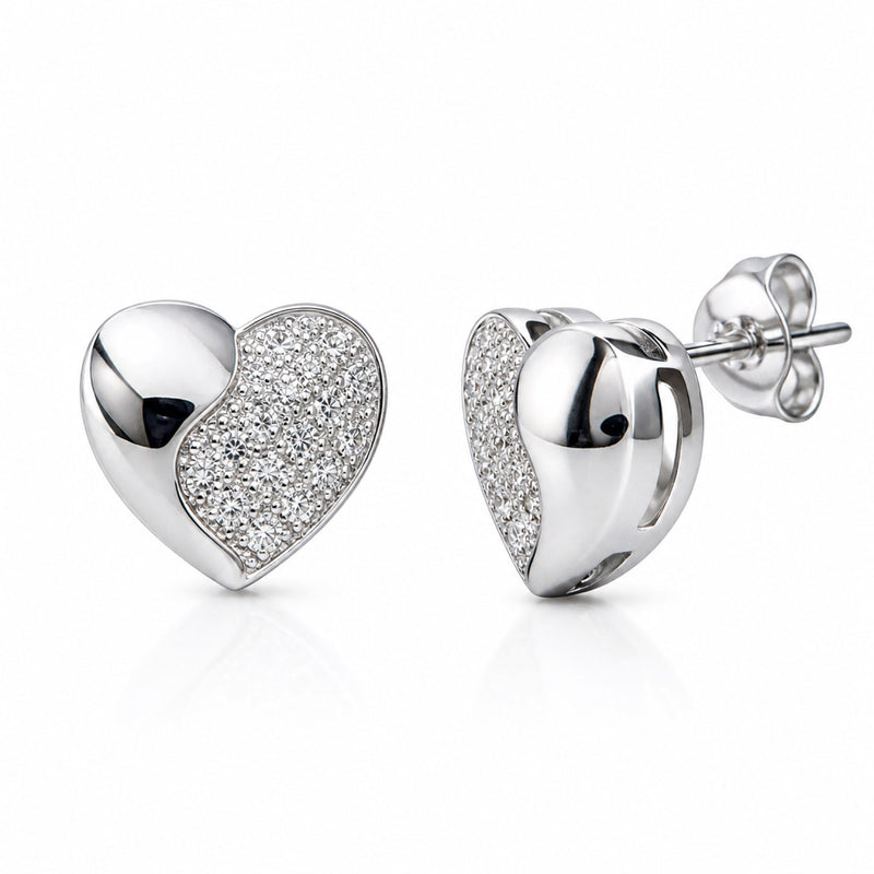 Silver earrings