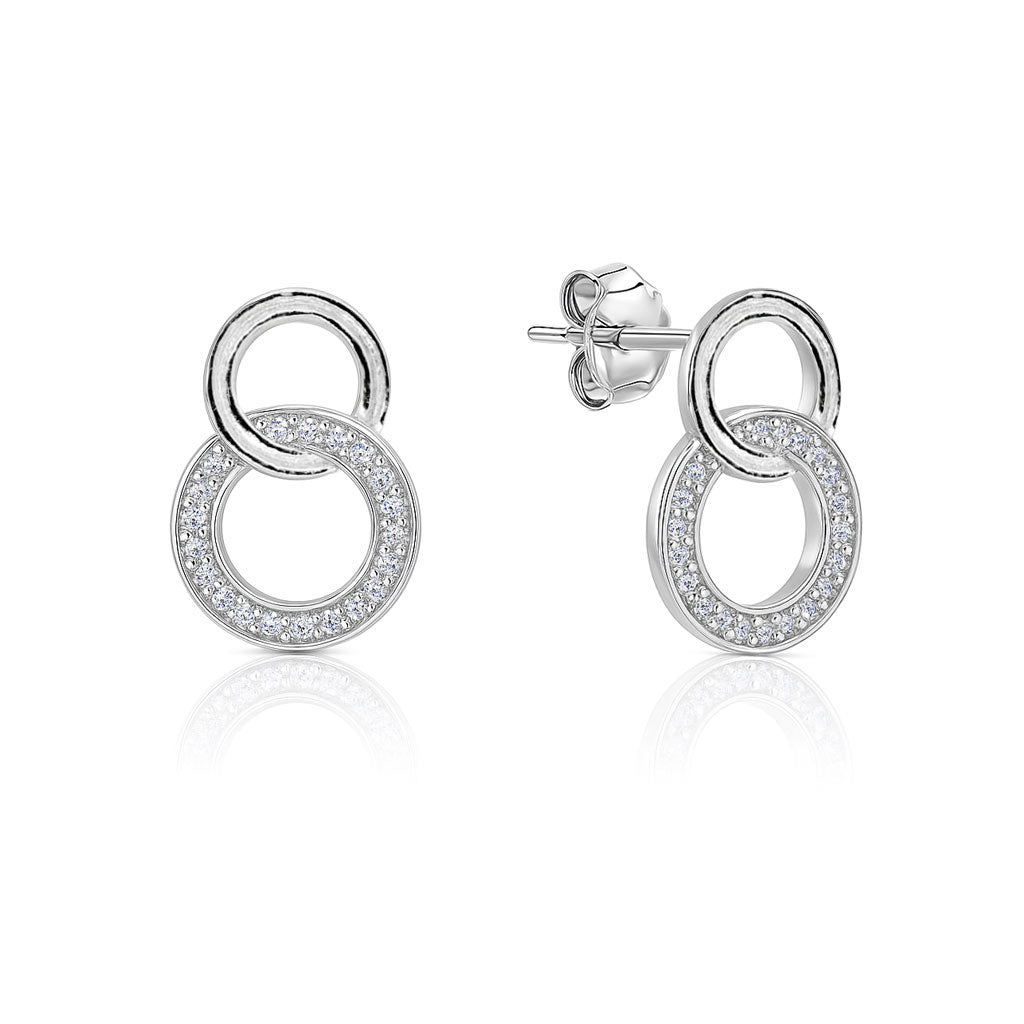 Silver earrings