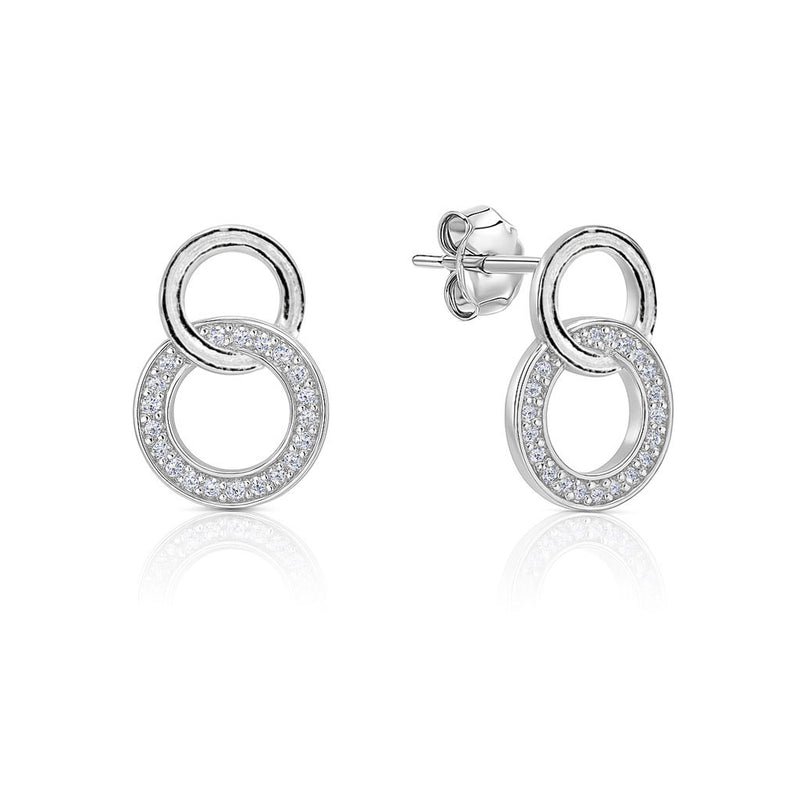 Silver earrings