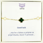 Good luck gold bracelet