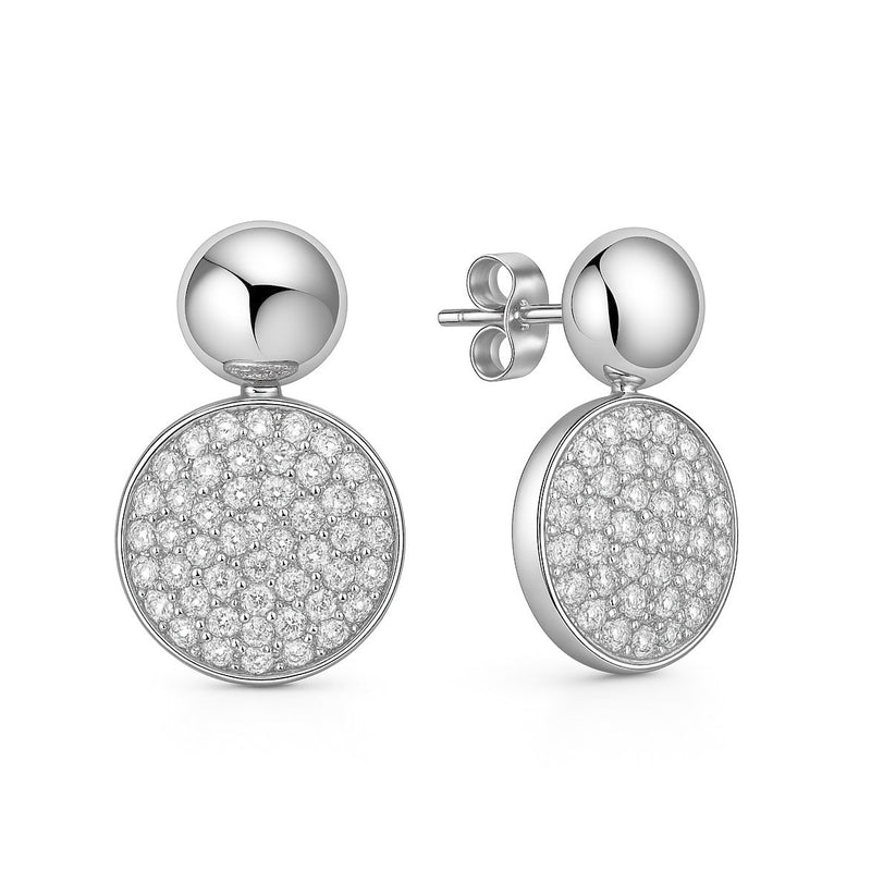 Silver earrings