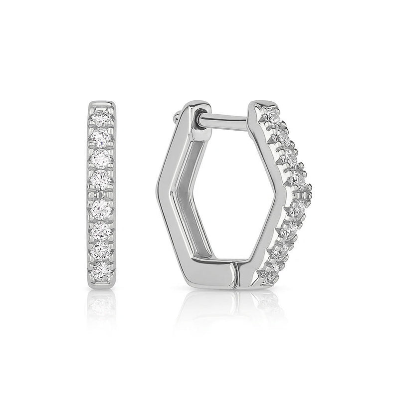 Silver earrings
