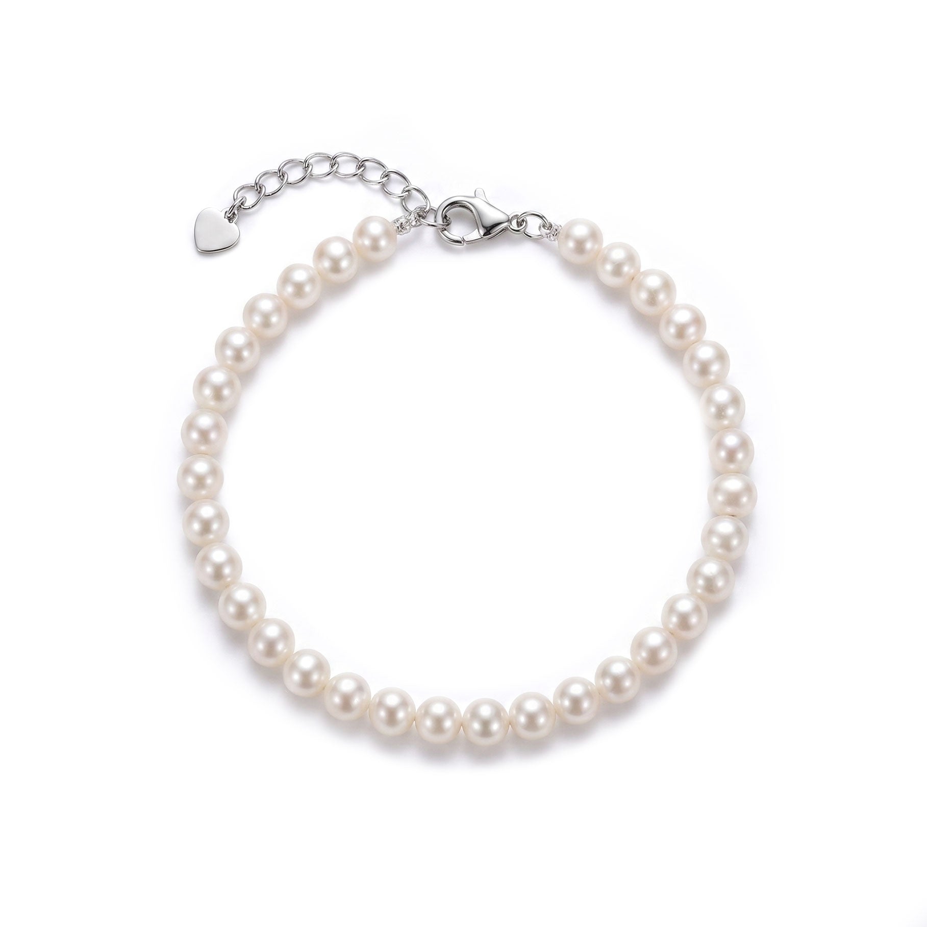 Silver bracelet with semi-precious stone
